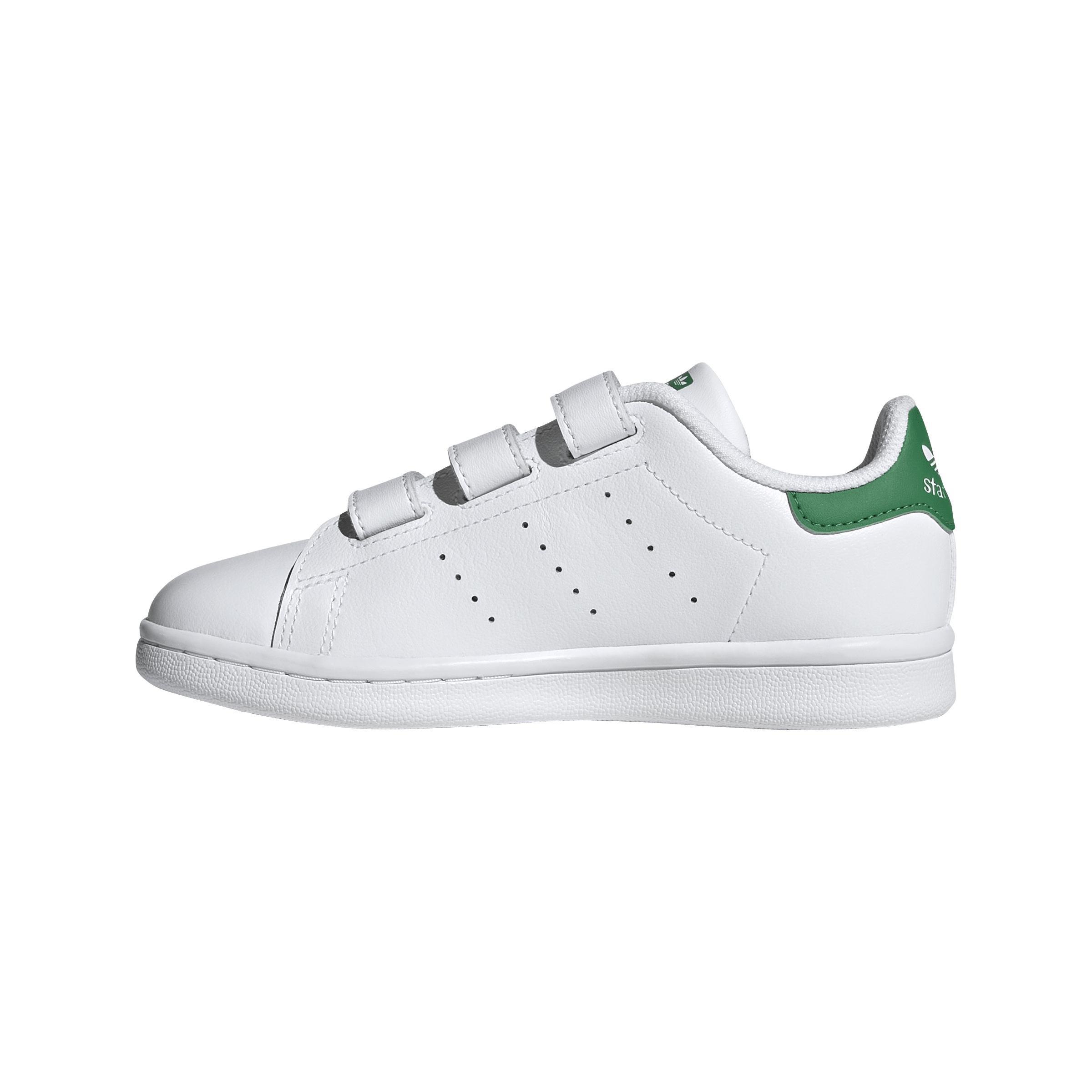 Unisex Kids Stan Smith Comfort Closure Shoes, White, A701_ONE, large image number 11