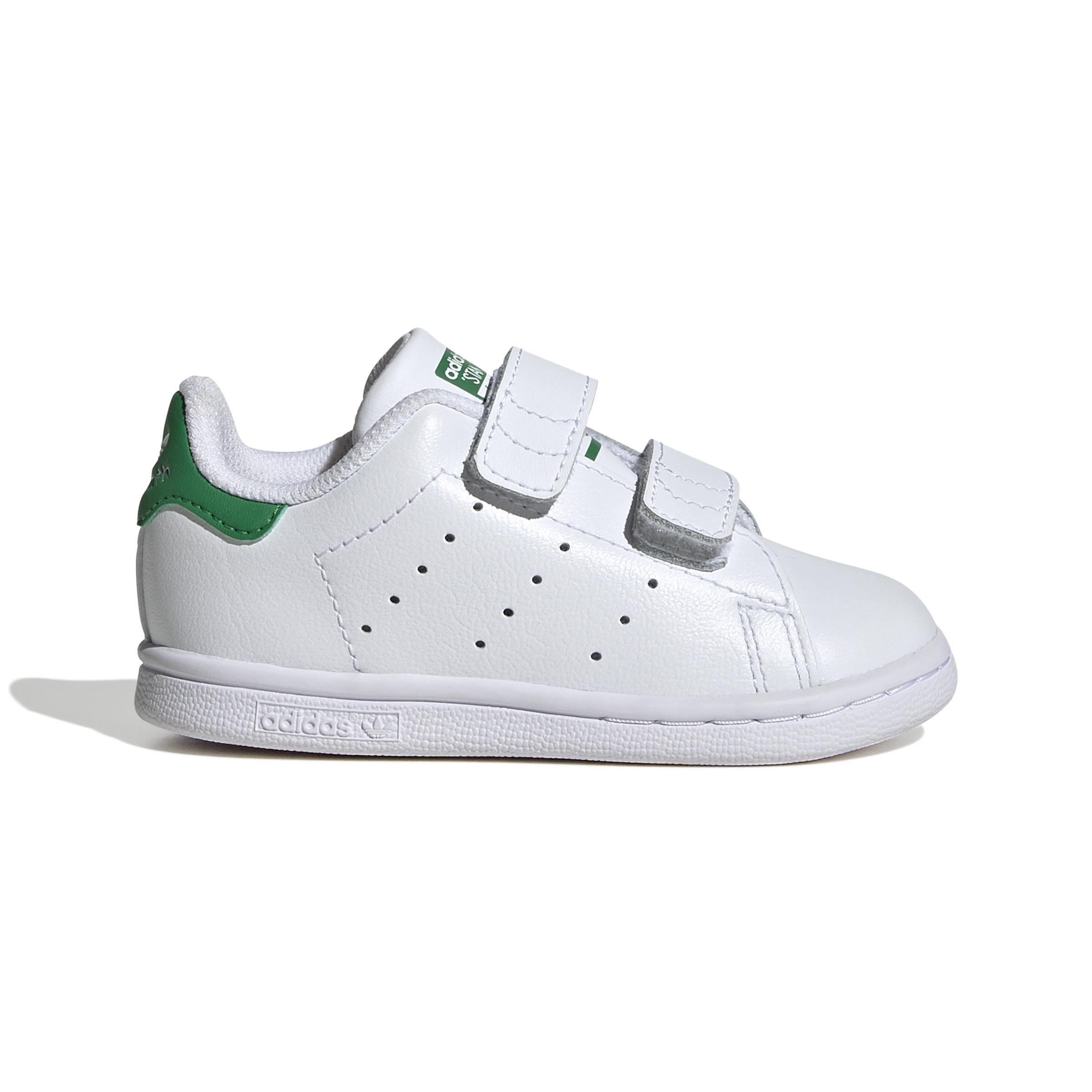Unisex Kids Stan Smith Comfort Closure Shoes, White, A701_ONE, medium