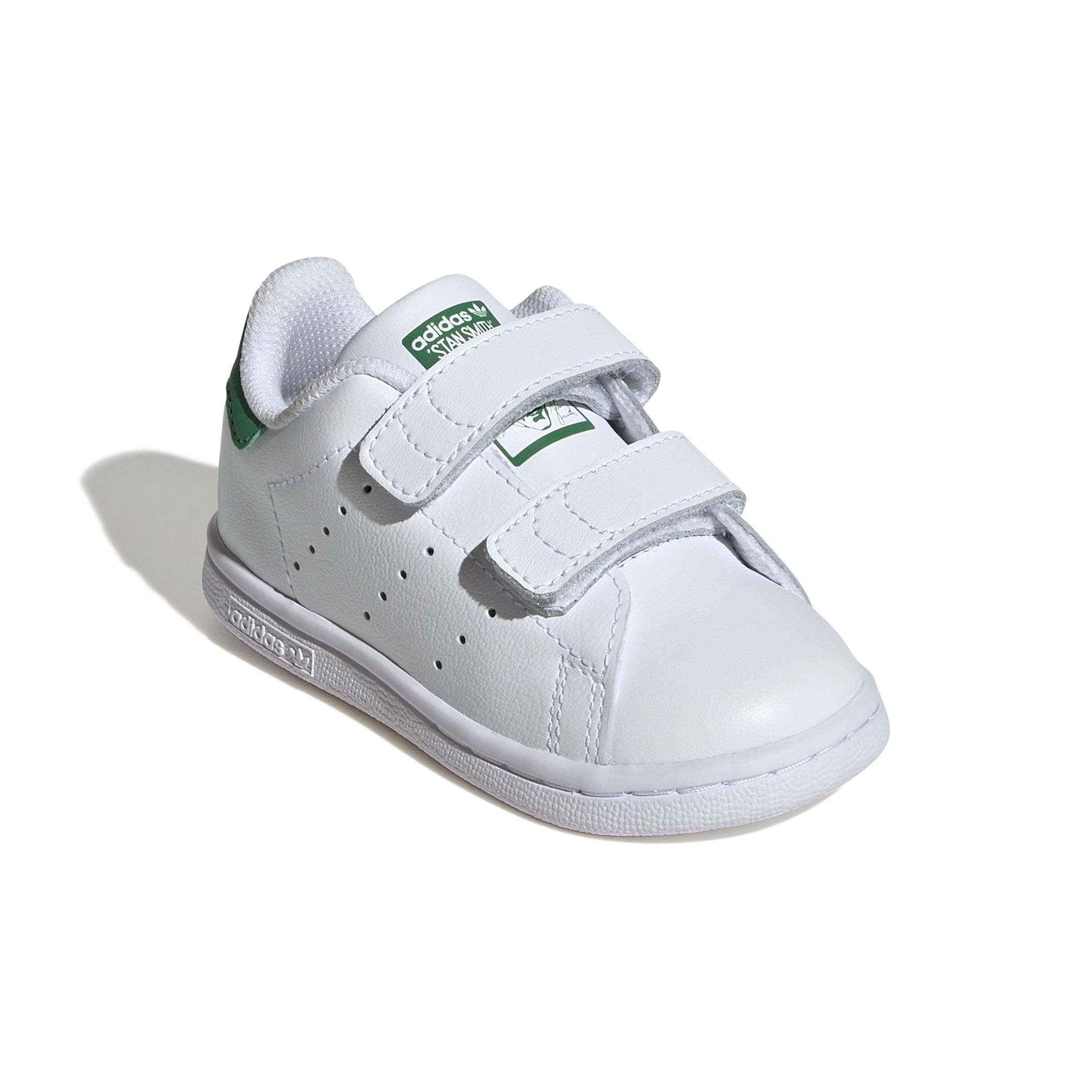 Unisex Kids Stan Smith Comfort Closure Shoes, White, A701_ONE, medium