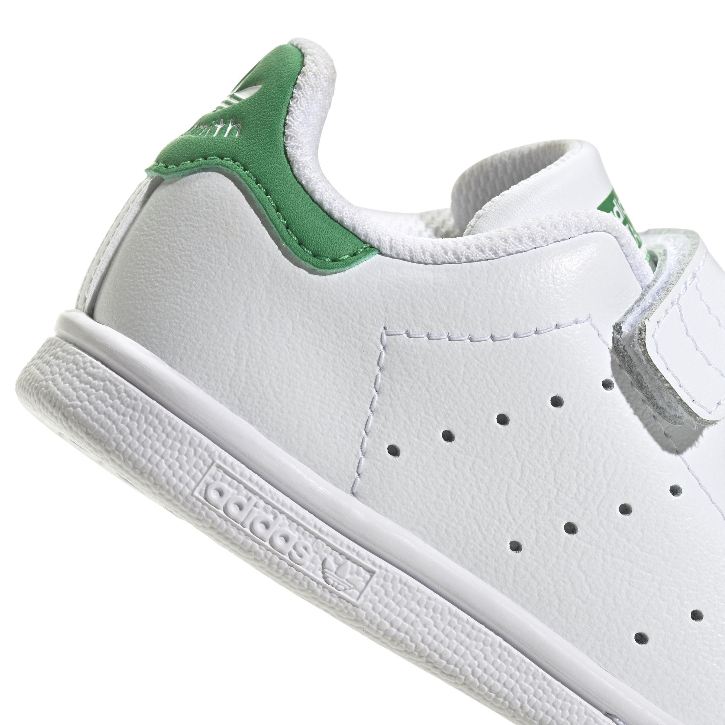 Unisex Kids Stan Smith Comfort Closure Shoes, White, , large image number 4
