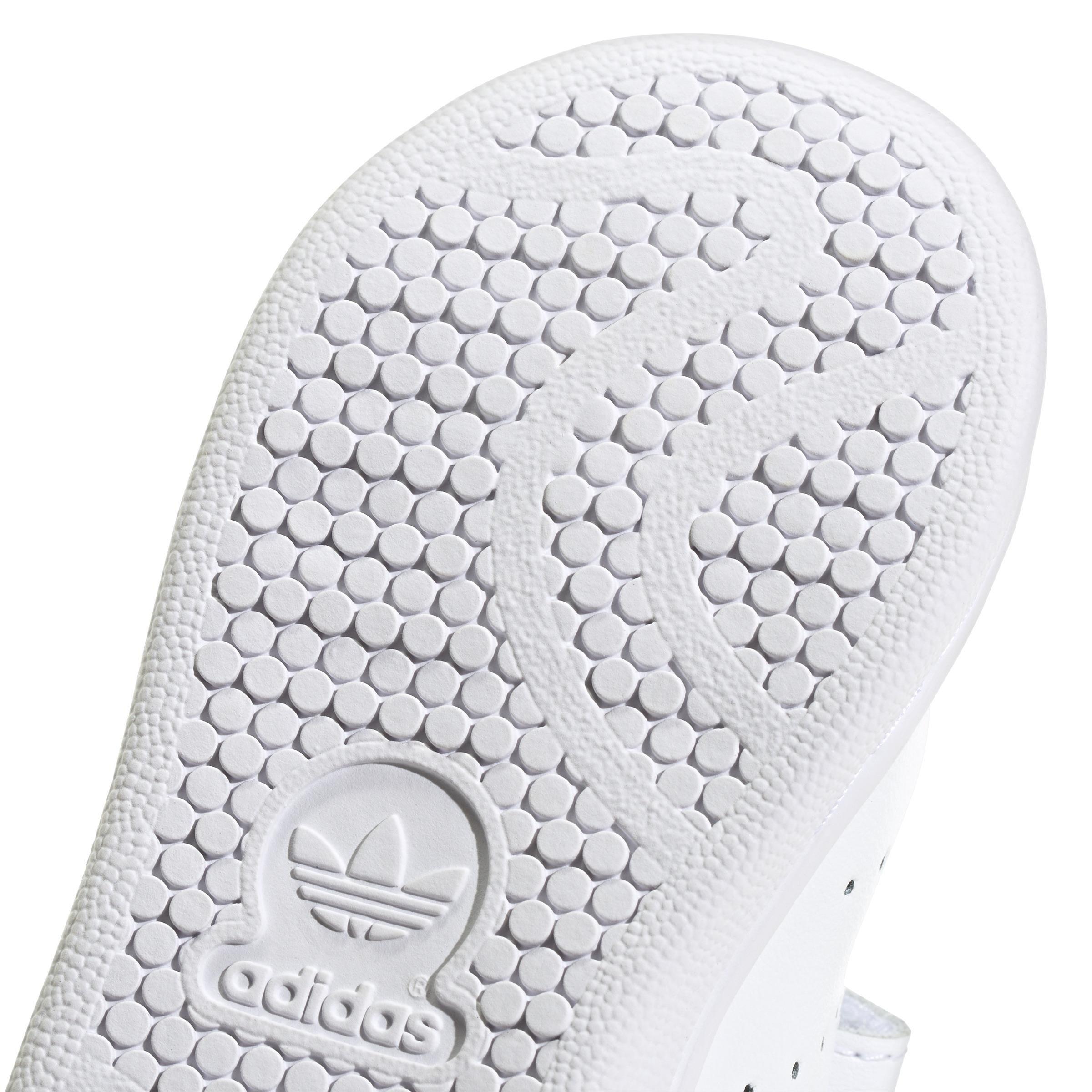 Unisex Kids Stan Smith Comfort Closure Shoes, White, , large image number 5