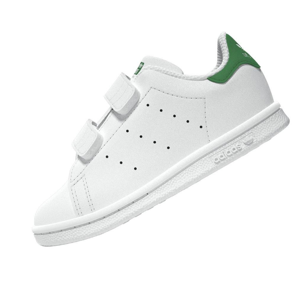 Unisex Kids Stan Smith Comfort Closure Shoes, White, A701_ONE, large image number 8