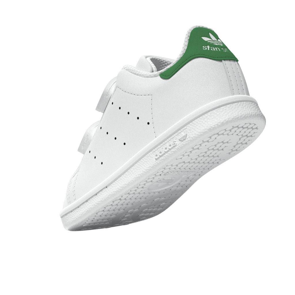 Unisex Kids Stan Smith Comfort Closure Shoes, White, , large image number 10
