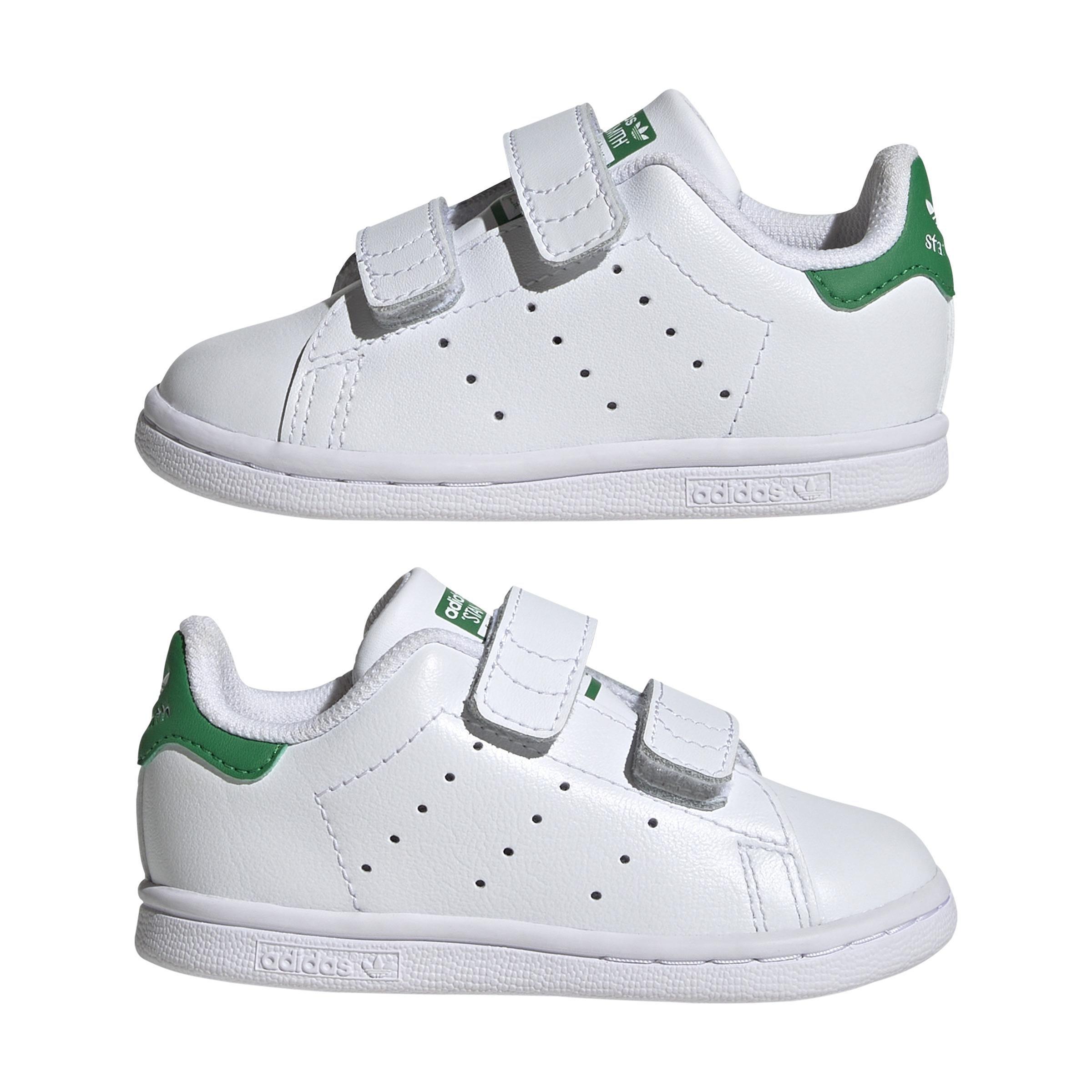 Unisex Kids Stan Smith Comfort Closure Shoes, White, , large image number 13