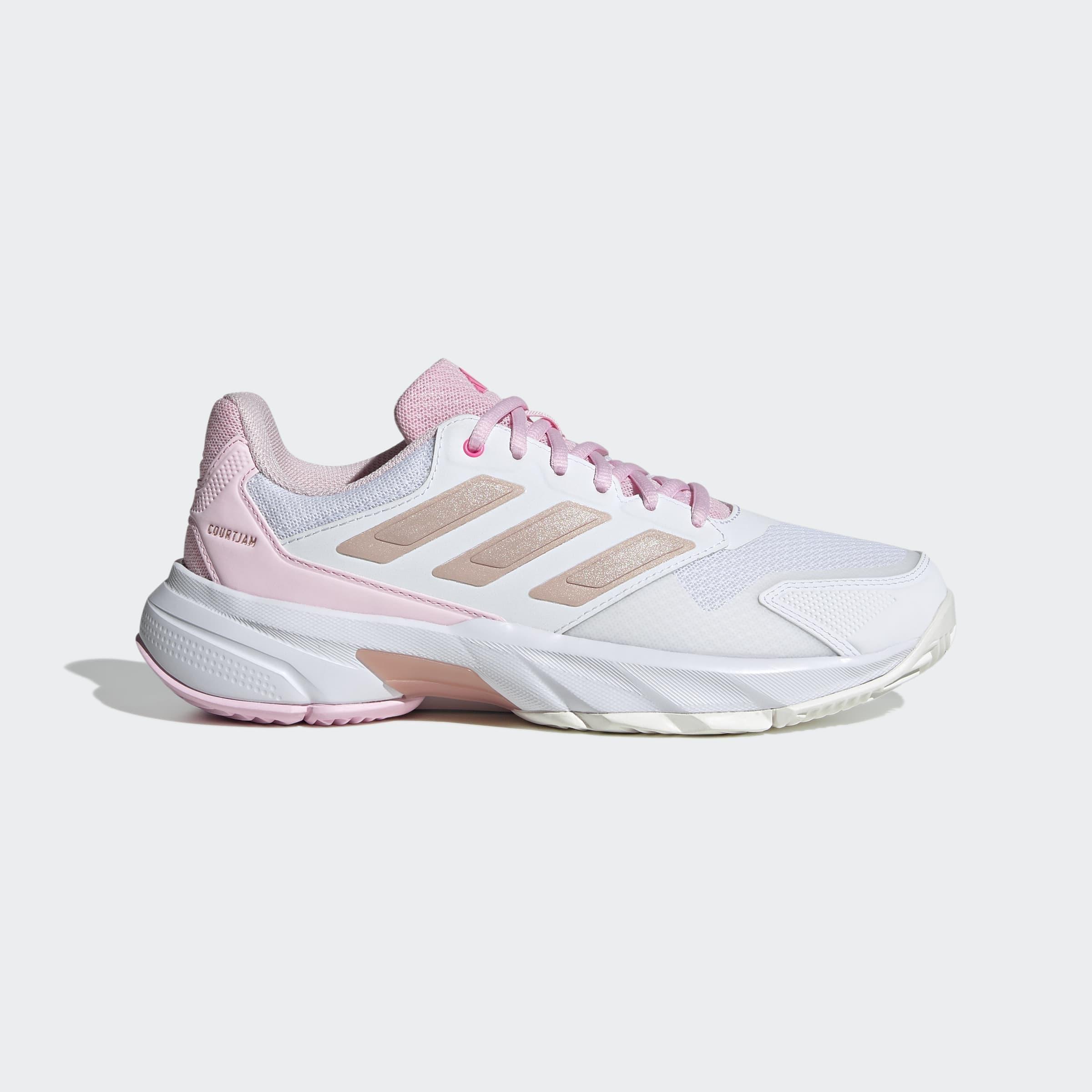 Courtjam Control 3 Tennis Shoes, White, A701_ONE, large image number 0