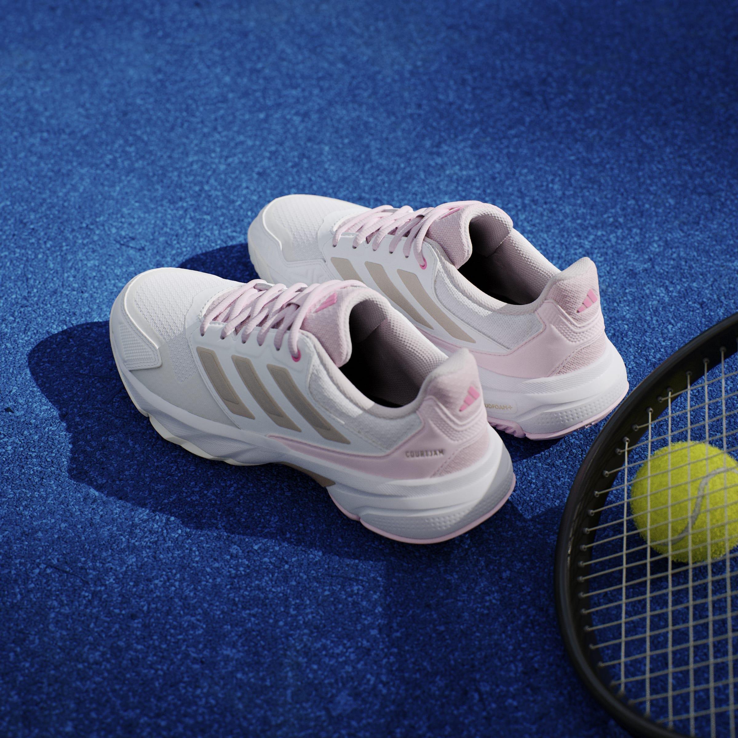 Courtjam Control 3 Tennis Shoes, White, A701_ONE, large image number 7