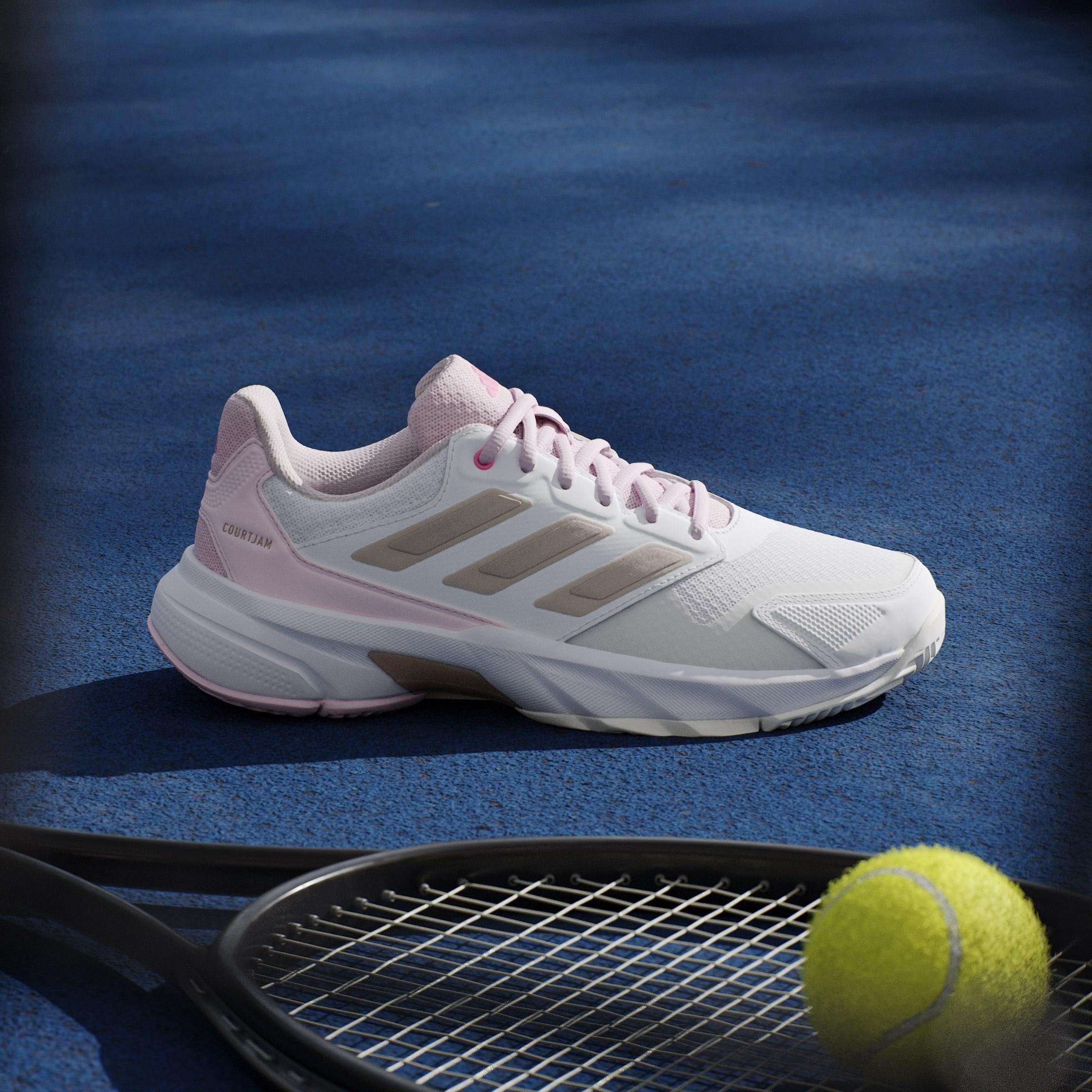 Courtjam Control 3 Tennis Shoes, White, A701_ONE, large image number 10