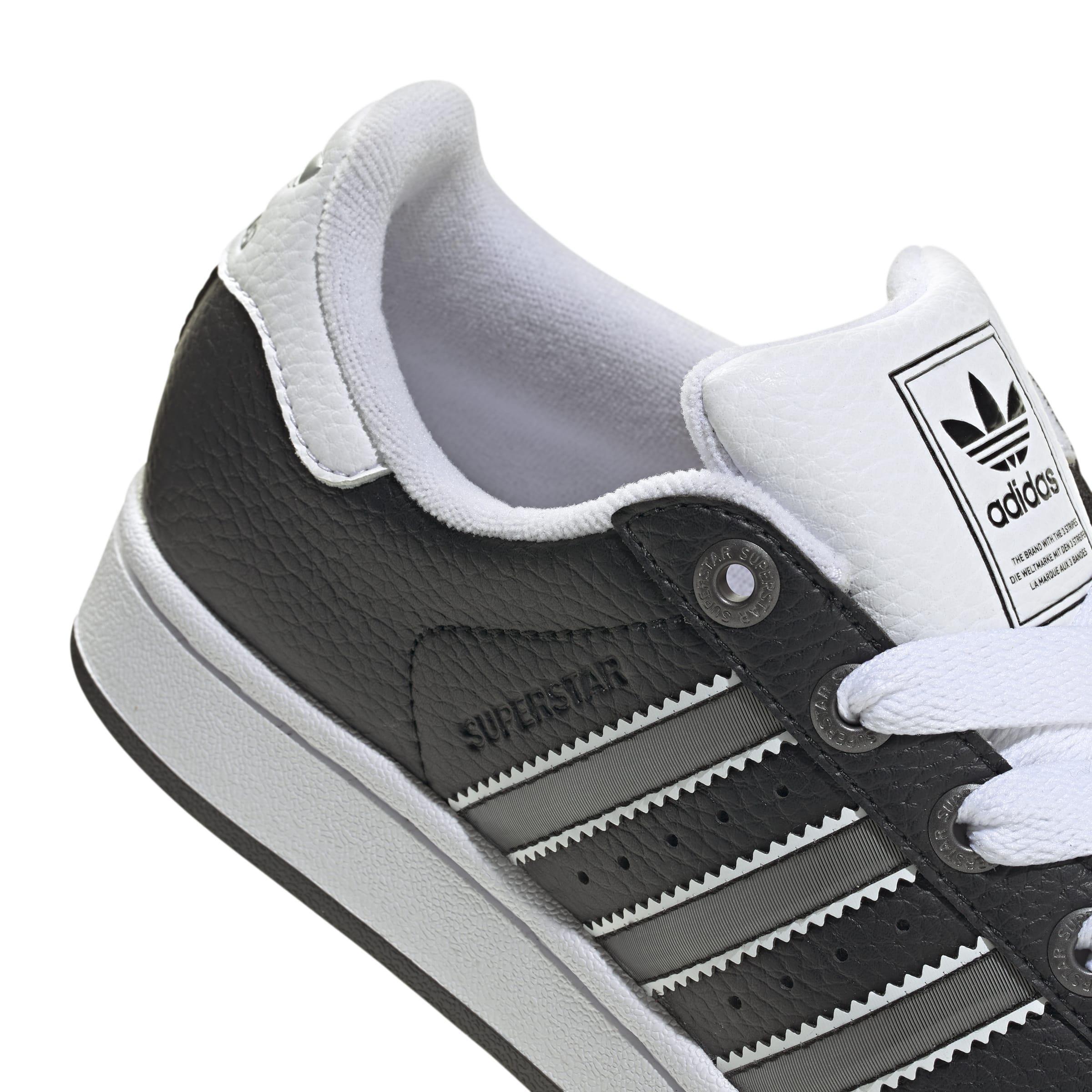 Kids Unisex Superstar II Shoes, Black, A701_ONE, large image number 4