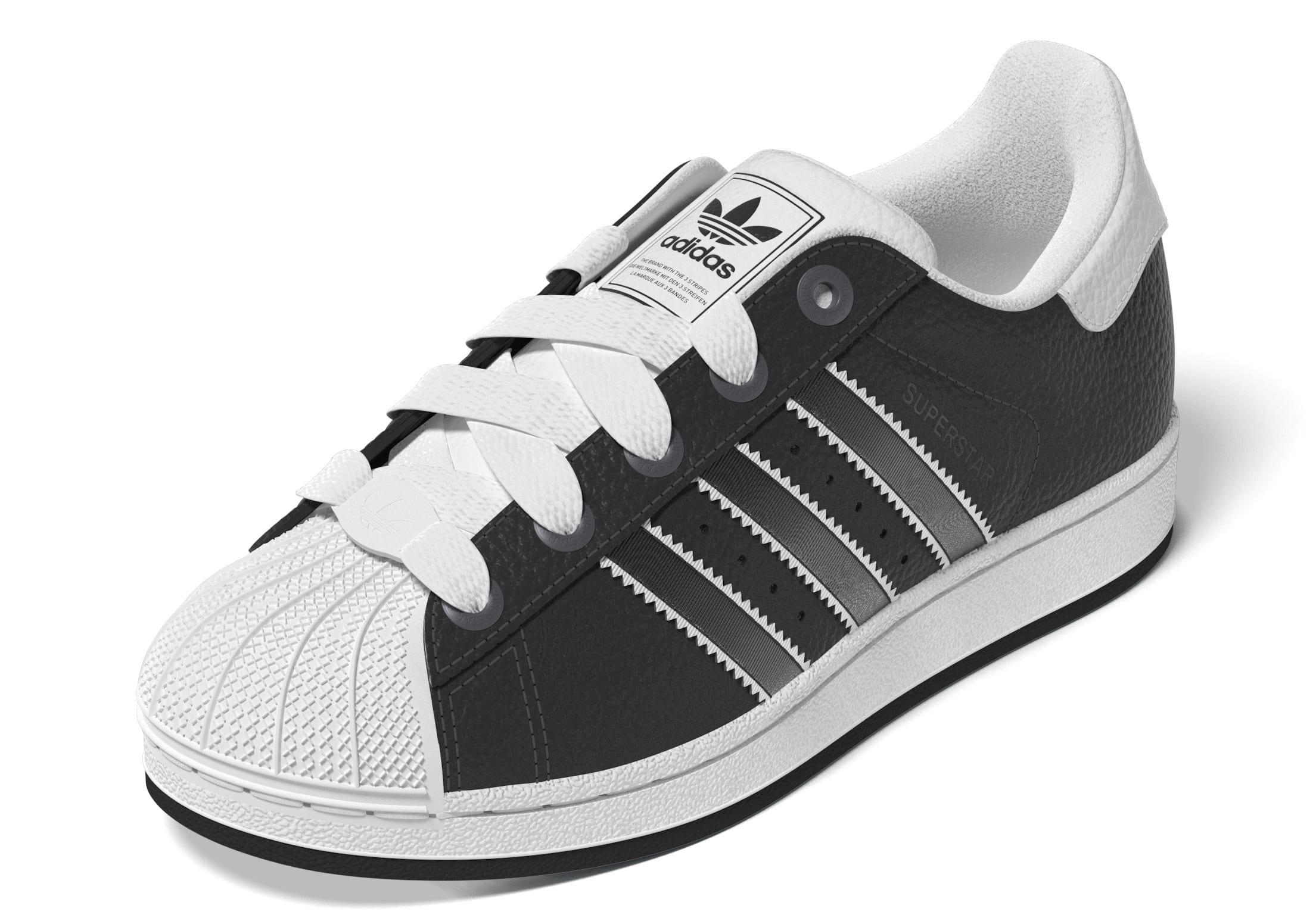 Kids Unisex Superstar II Shoes, Black, A701_ONE, large image number 6