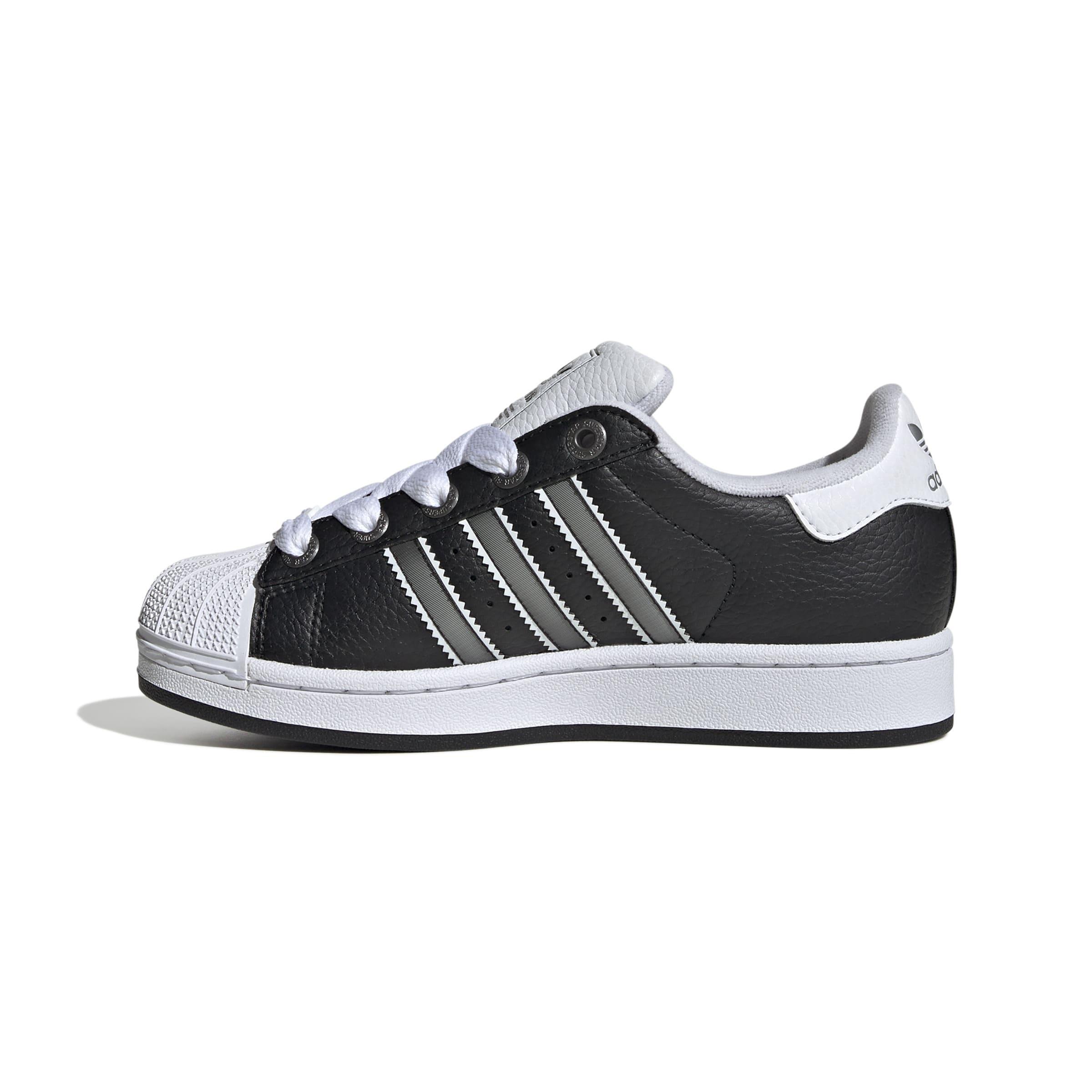 Kids Unisex Superstar II Shoes, Black, A701_ONE, large image number 9