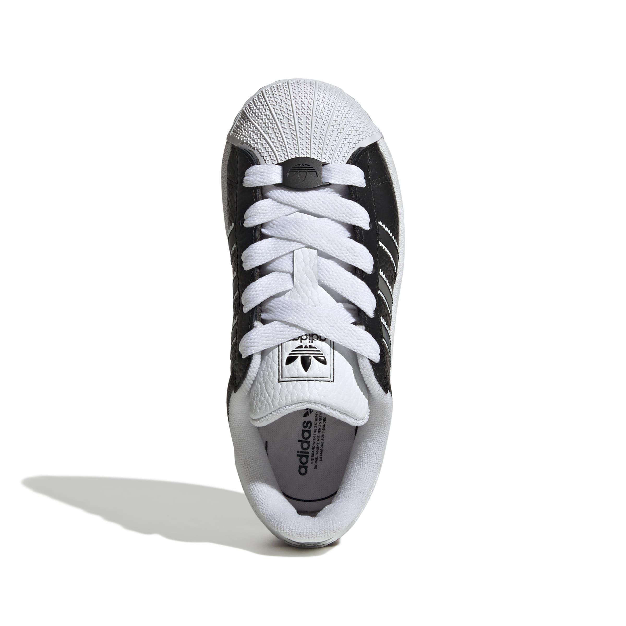 Kids Unisex Superstar II Shoes, Black, A701_ONE, large image number 1