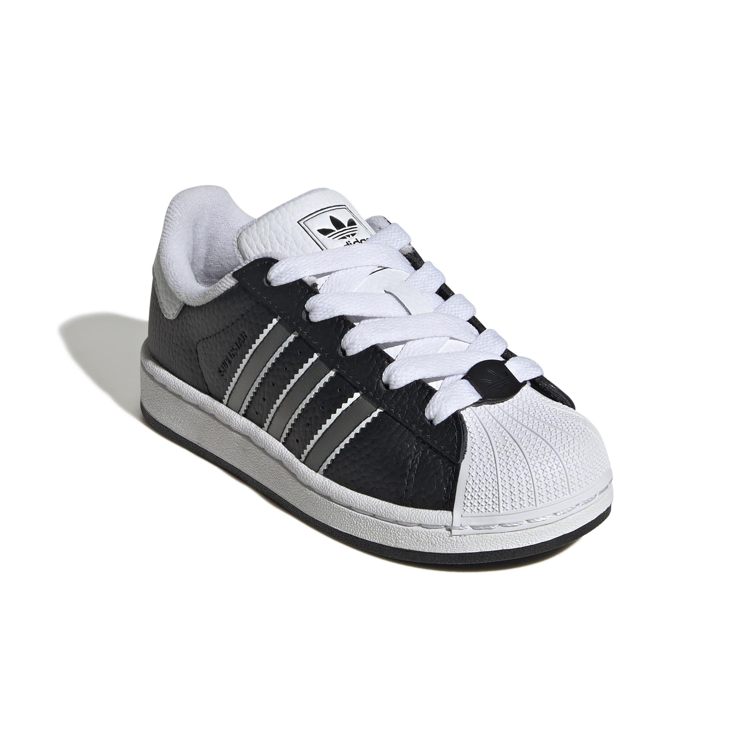 Kids Unisex Superstar II Shoes, Black, A701_ONE, large image number 2