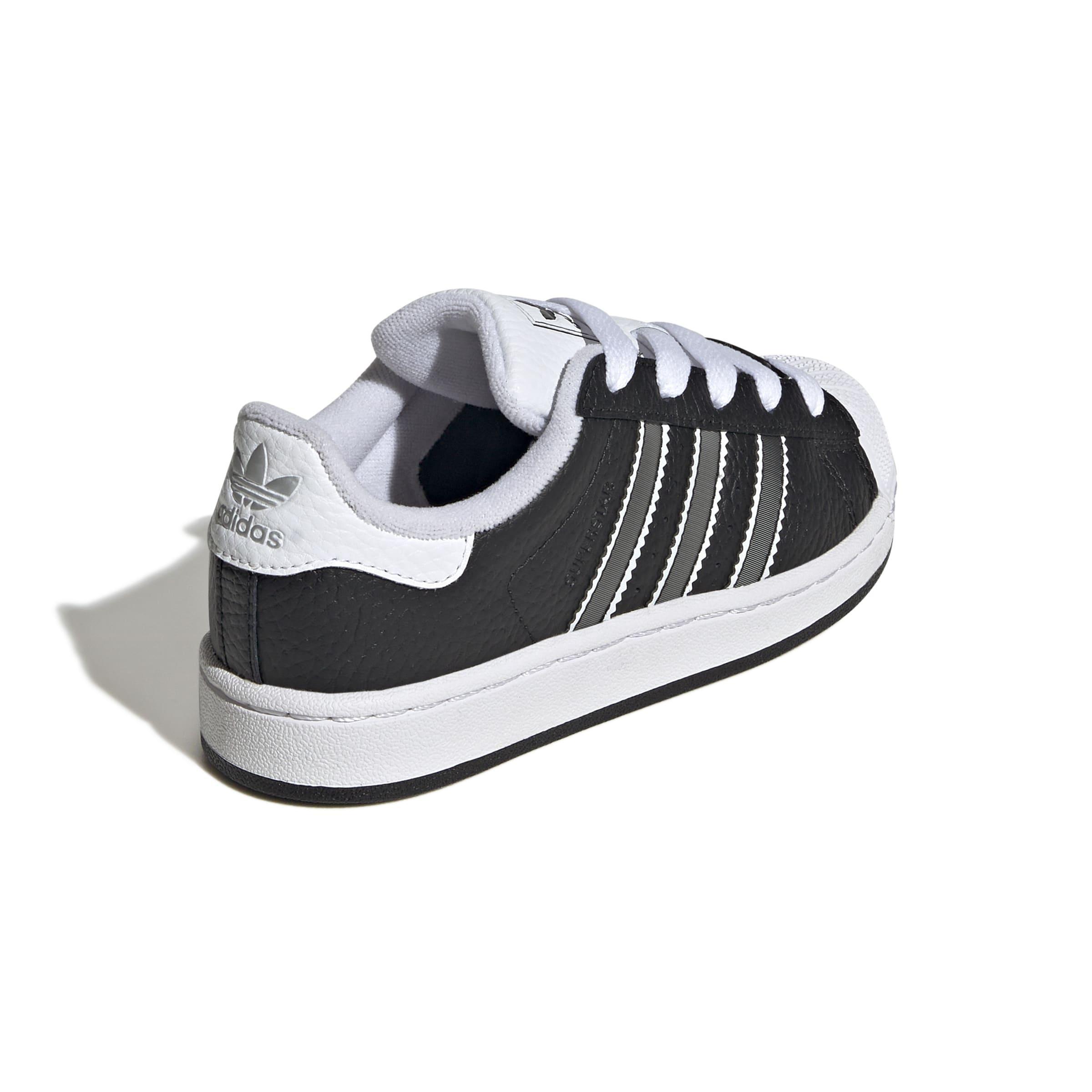 Kids Unisex Superstar II Shoes, Black, A701_ONE, large image number 3