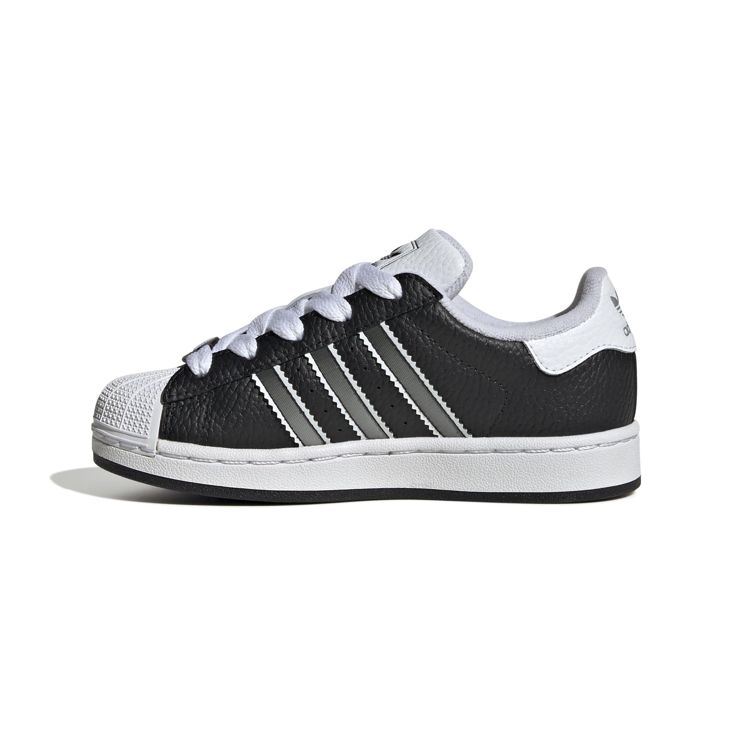 Kids Unisex Superstar II Shoes, Black, A701_ONE, large image number 9