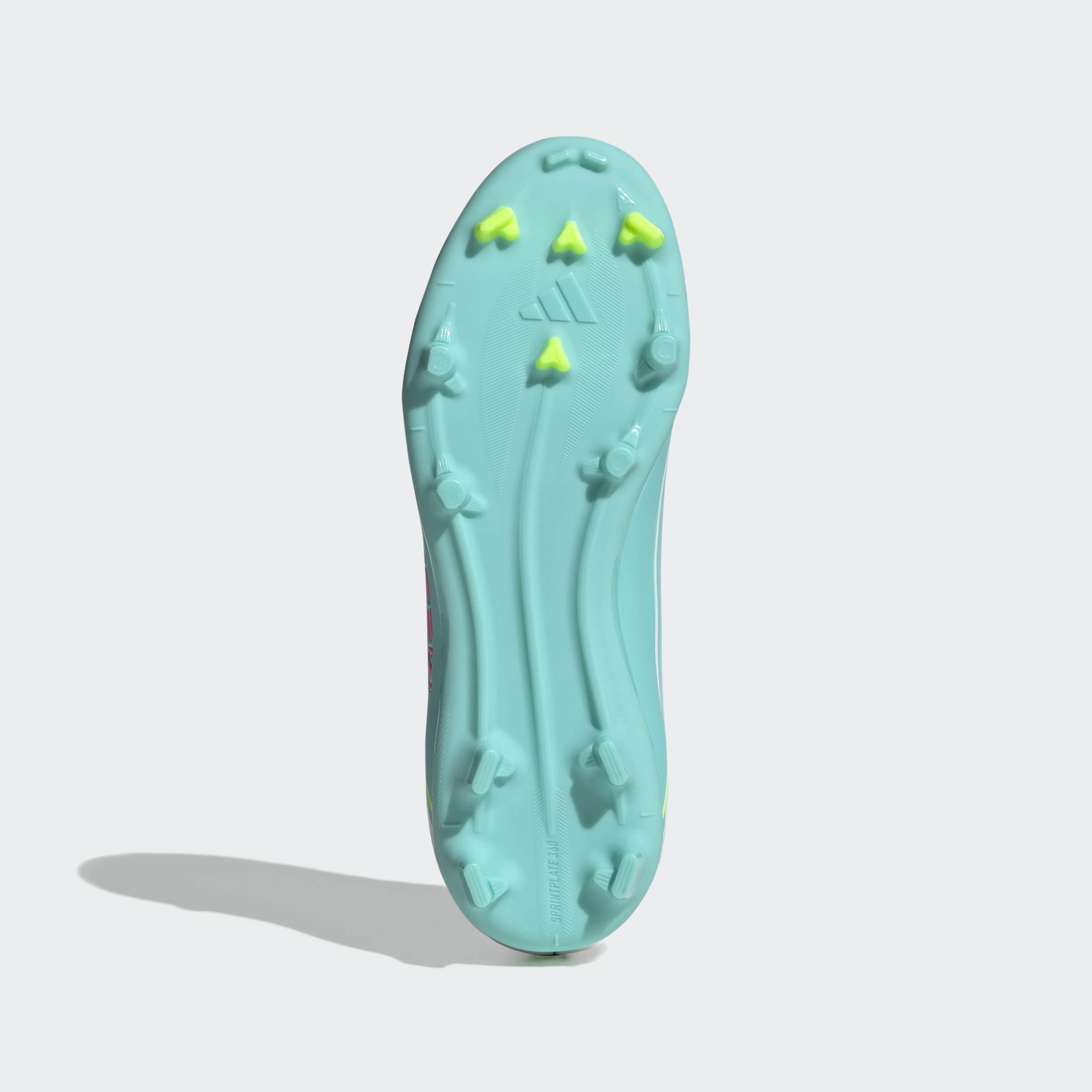 Kids Unisex F50 MESSI LEAGUE Firm Ground /Multi Ground Football Boots, White, A701_ONE, large image number 7