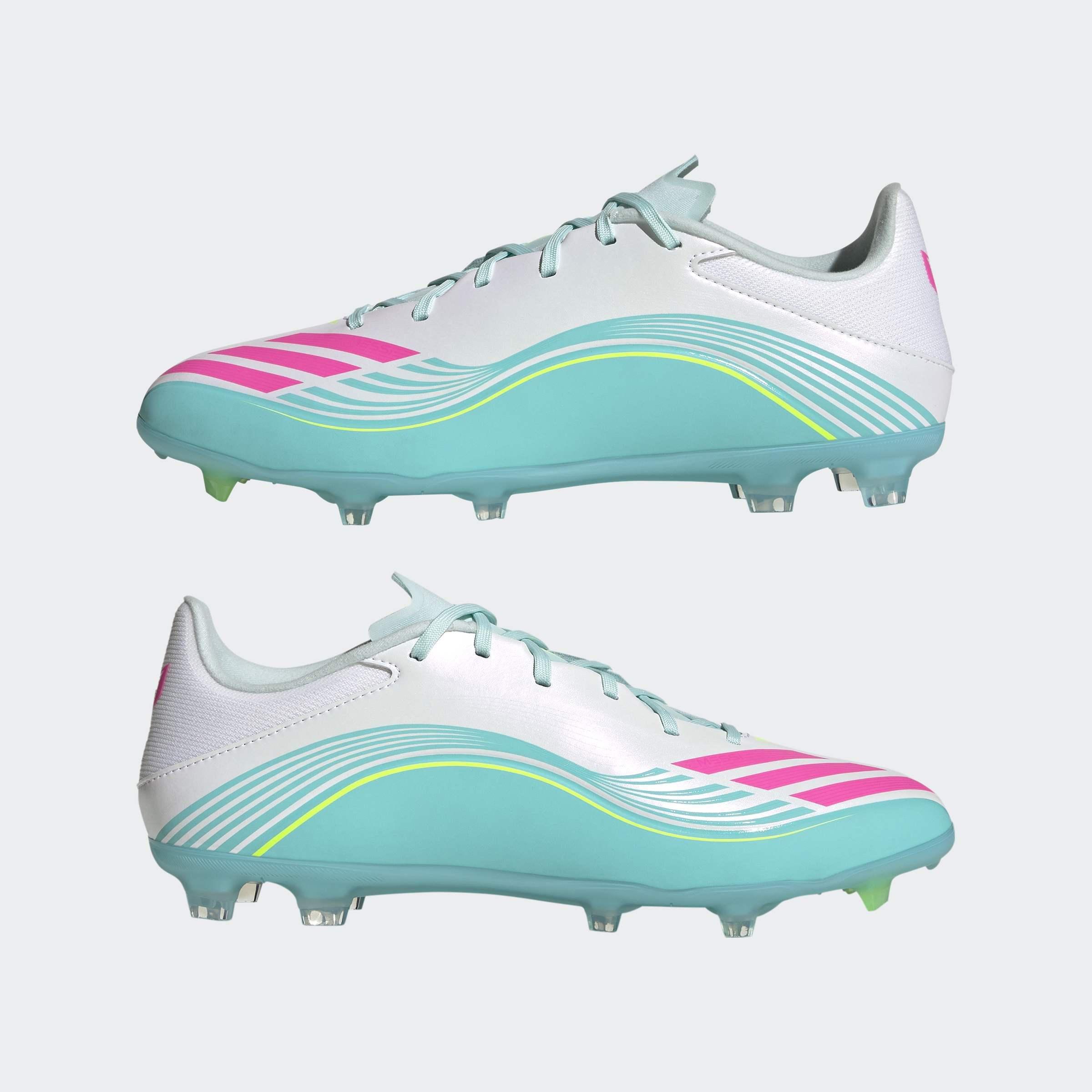 Unisex F50 MESSI LEAGUE Firm Ground /Multi Ground Football Boots, White, A701_ONE, large image number 6