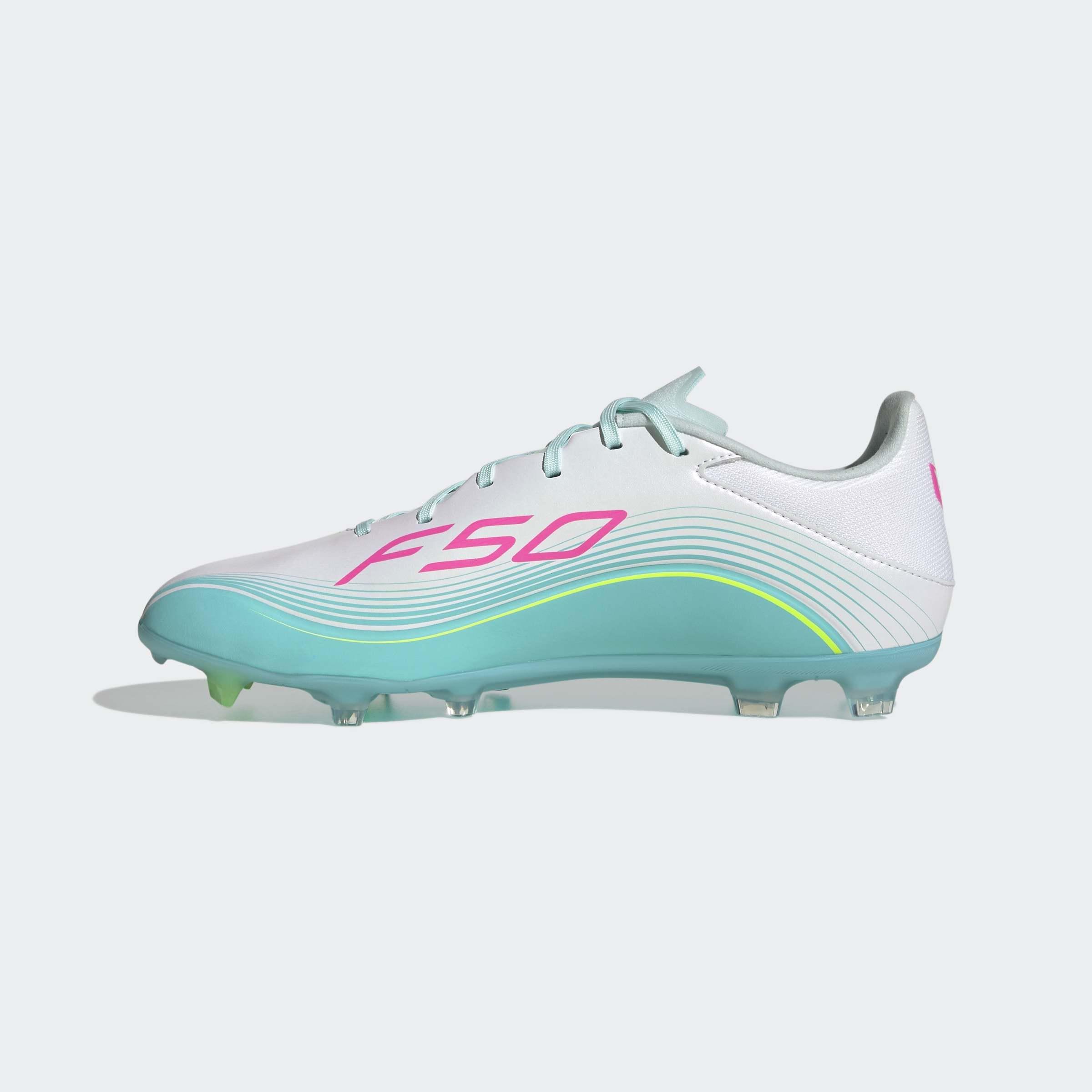 Unisex F50 MESSI LEAGUE Firm Ground /Multi Ground Football Boots, White, A701_ONE, large image number 7