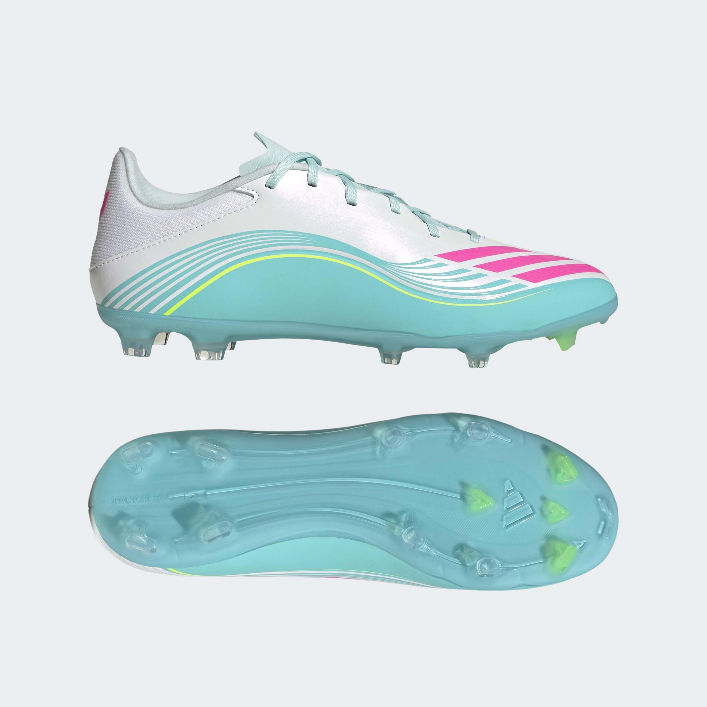Unisex F50 MESSI LEAGUE Firm Ground /Multi Ground Football Boots, White, A701_ONE, large image number 8