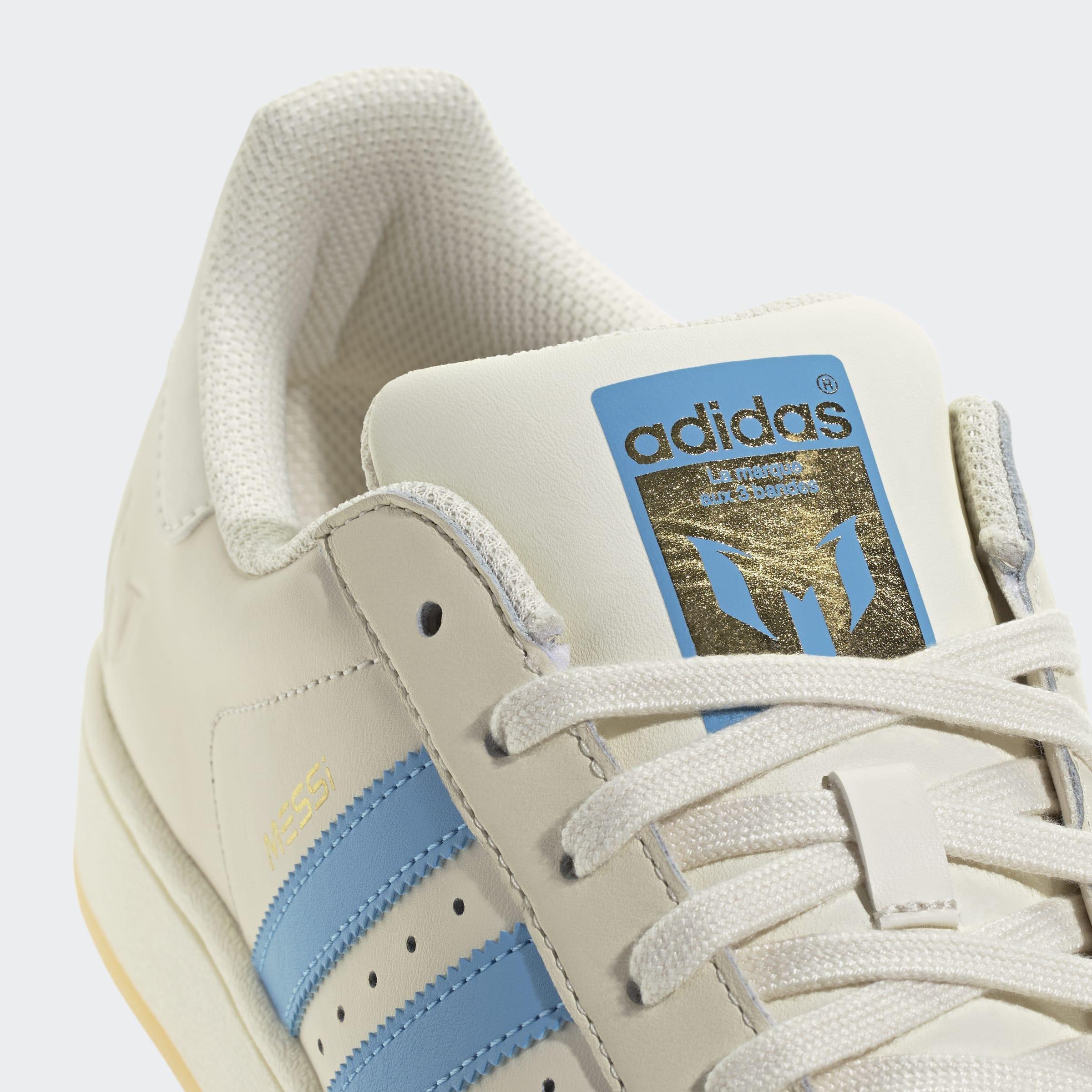 Unisex Superstar Messi Shoes, Beige, A701_ONE, large image number 4