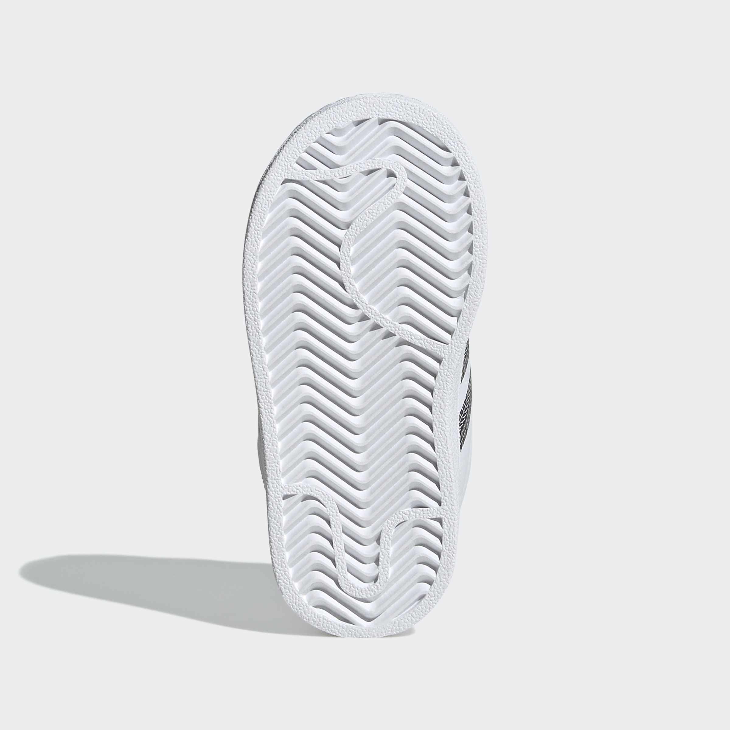 Kids Unisex adidas Pixar Cars Superstar II Comfort Closure Shoes, White, A701_ONE, large image number 8
