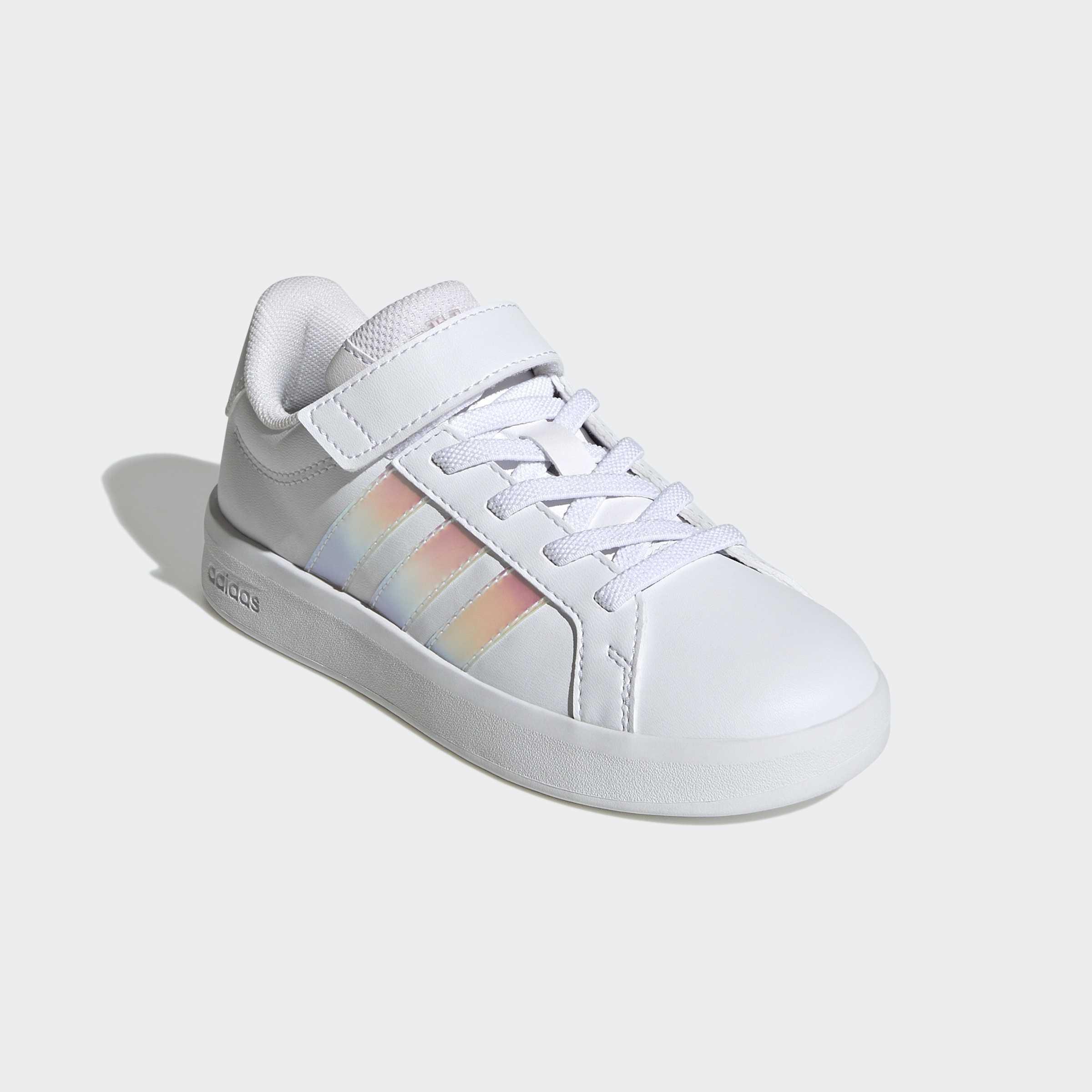 Kids Unisex Grand Court 3.0 El C Shoes, White, A701_ONE, large image number 2