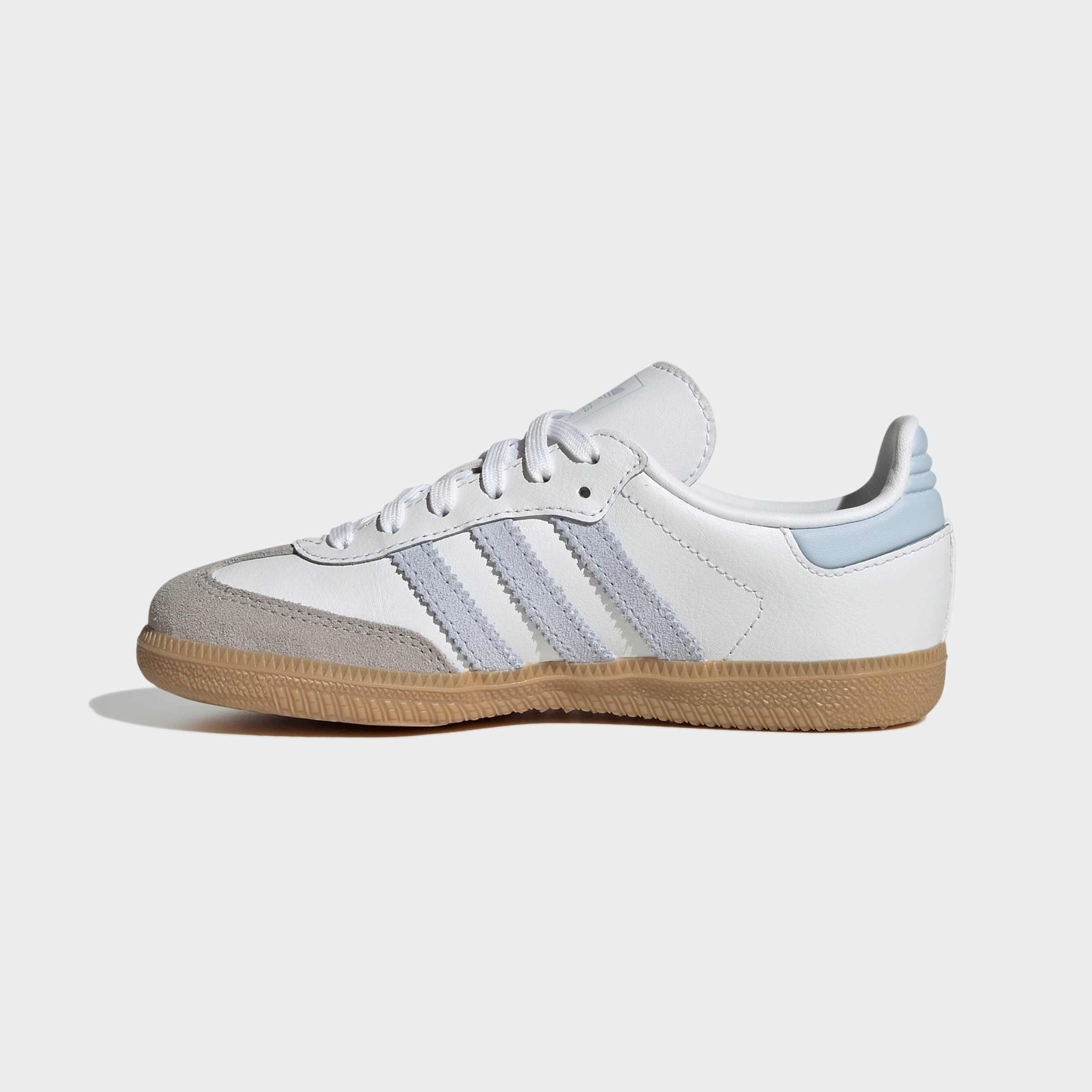 Kids Unisex Samba OG Shoes, White, A701_ONE, large image number 8
