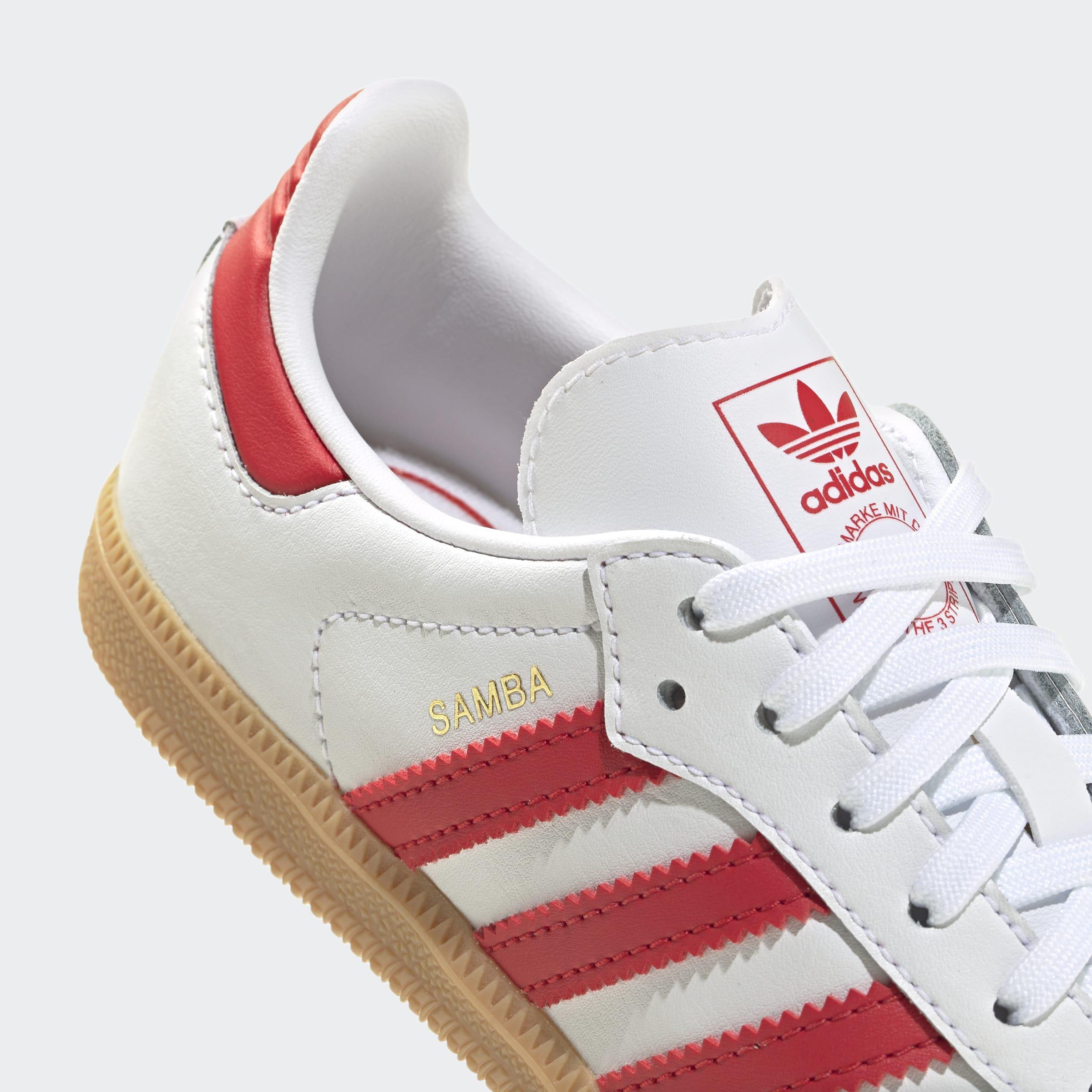 Kids Unisex Samba OG Shoes, White, A701_ONE, large image number 4