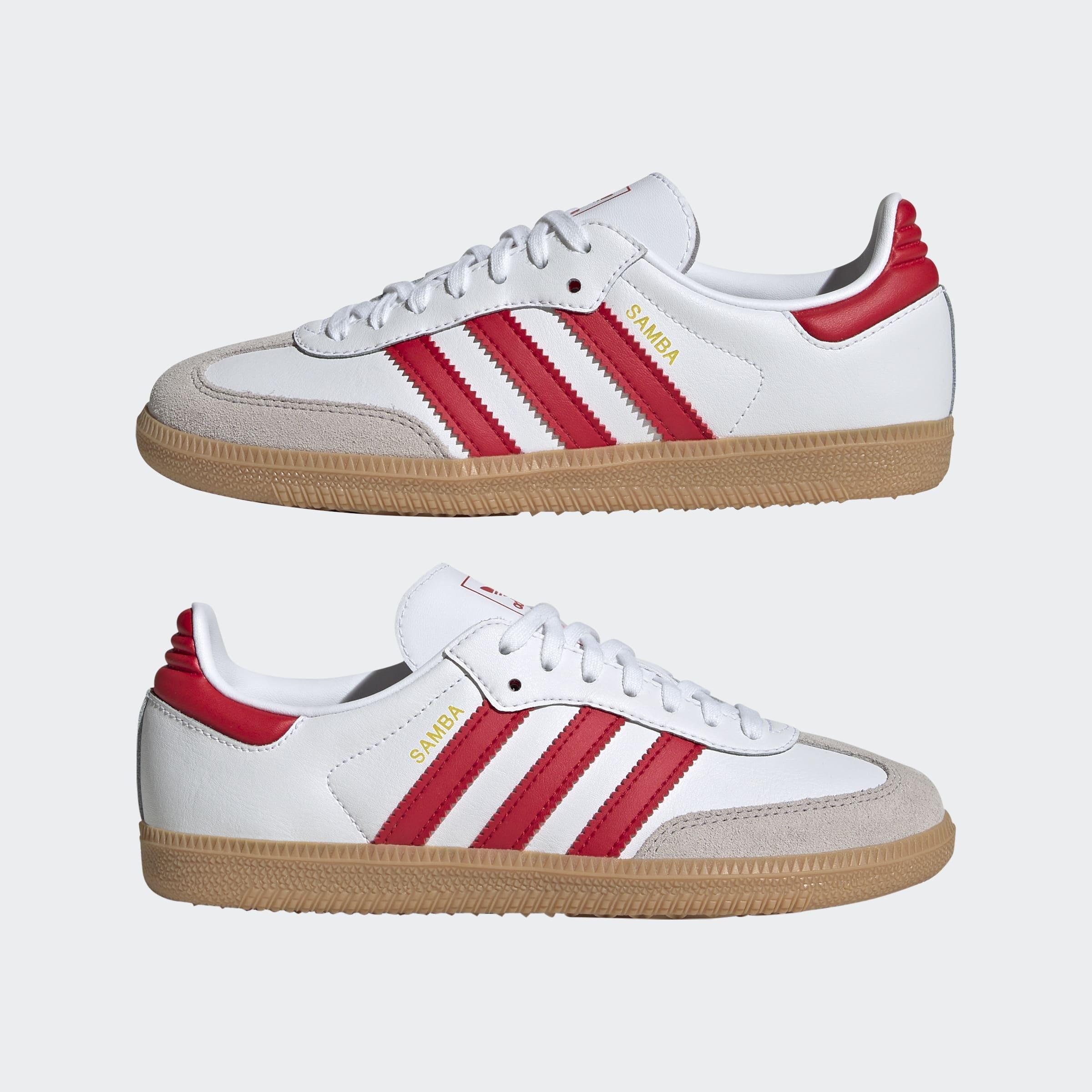 Kids Unisex Samba OG Shoes, White, A701_ONE, large image number 8