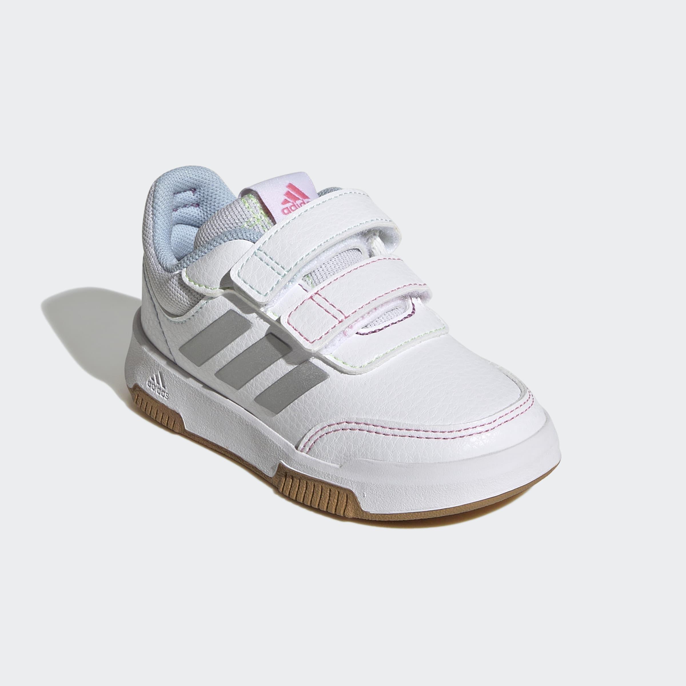 Kids Unisex Tensaur Hook and Loop Shoes, White, A701_ONE, large image number 2