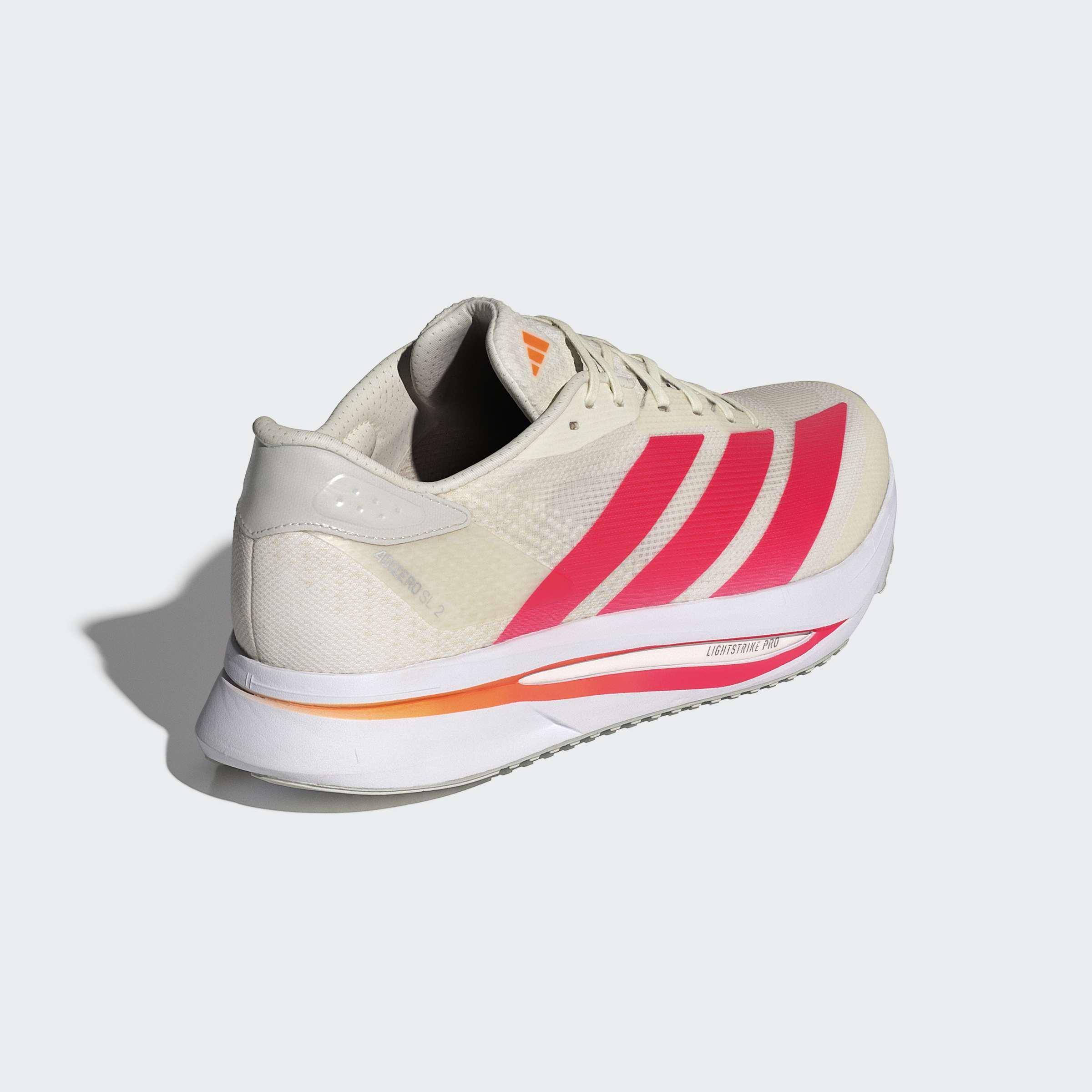 Adizero SL 2 Shoes, White, A701_ONE, large image number 3