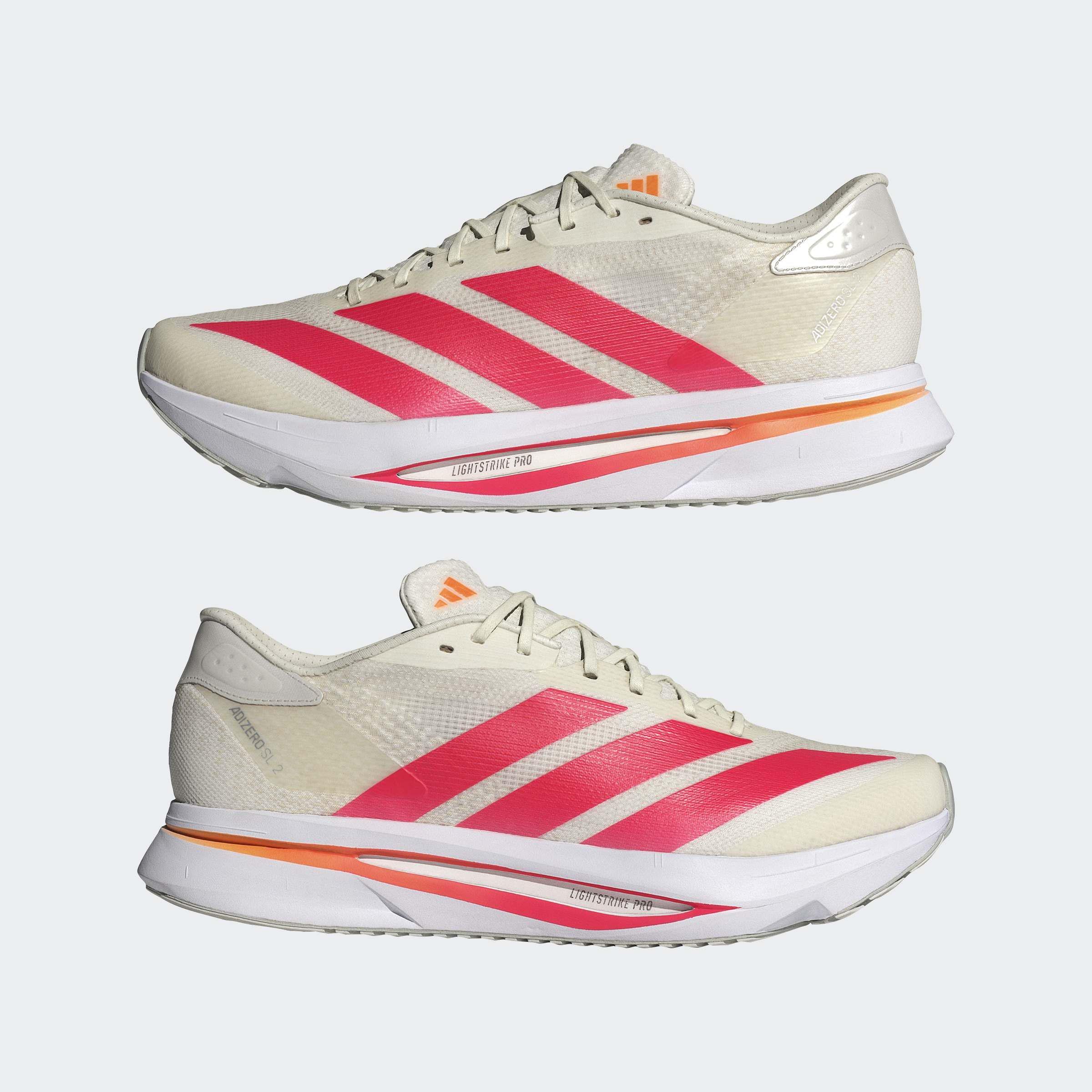 Adizero SL 2 Shoes, White, A701_ONE, large image number 7