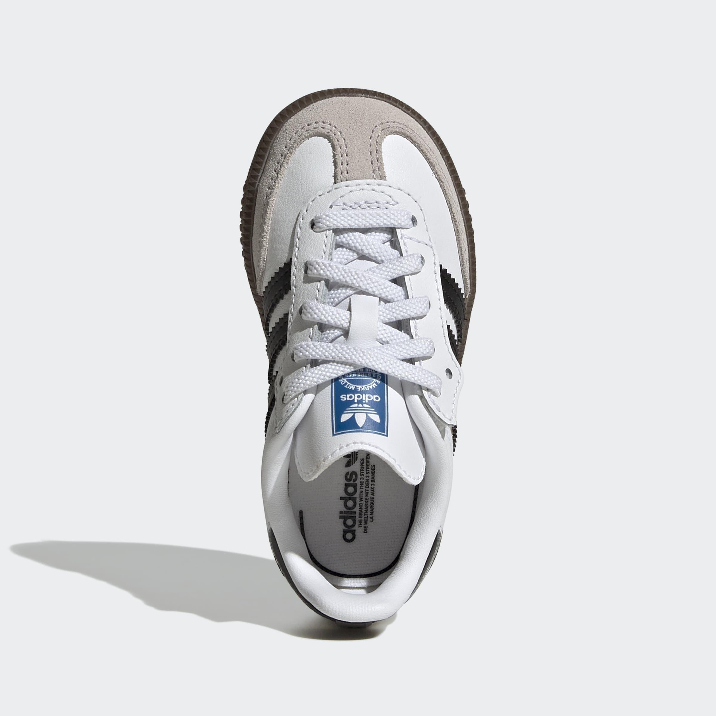 Kids Unisex Samba OG Comfort Closure Elastic Lace Shoes, White