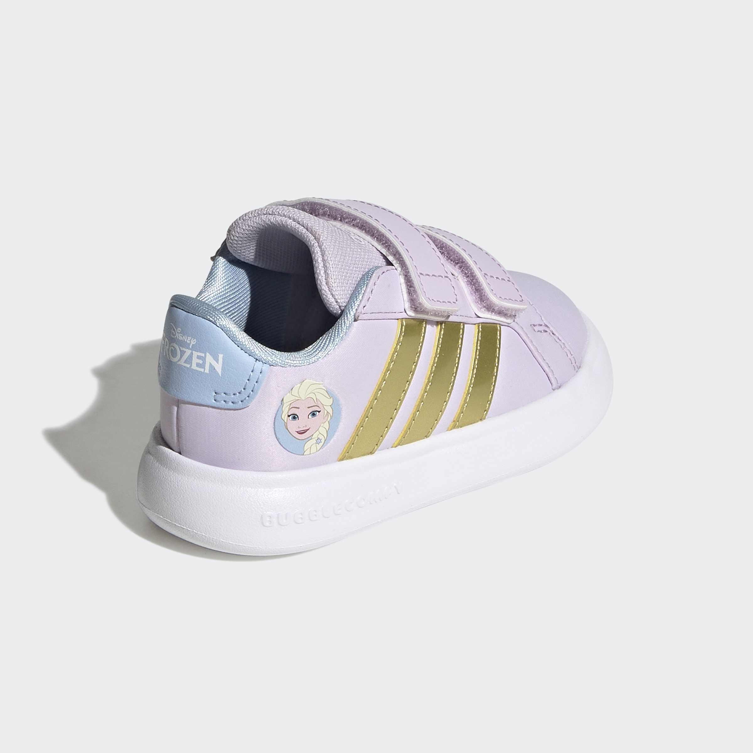 Kids Unisex adidas Frozen Grand Court 3.0 Shoes, Purple, A701_ONE, large image number 3
