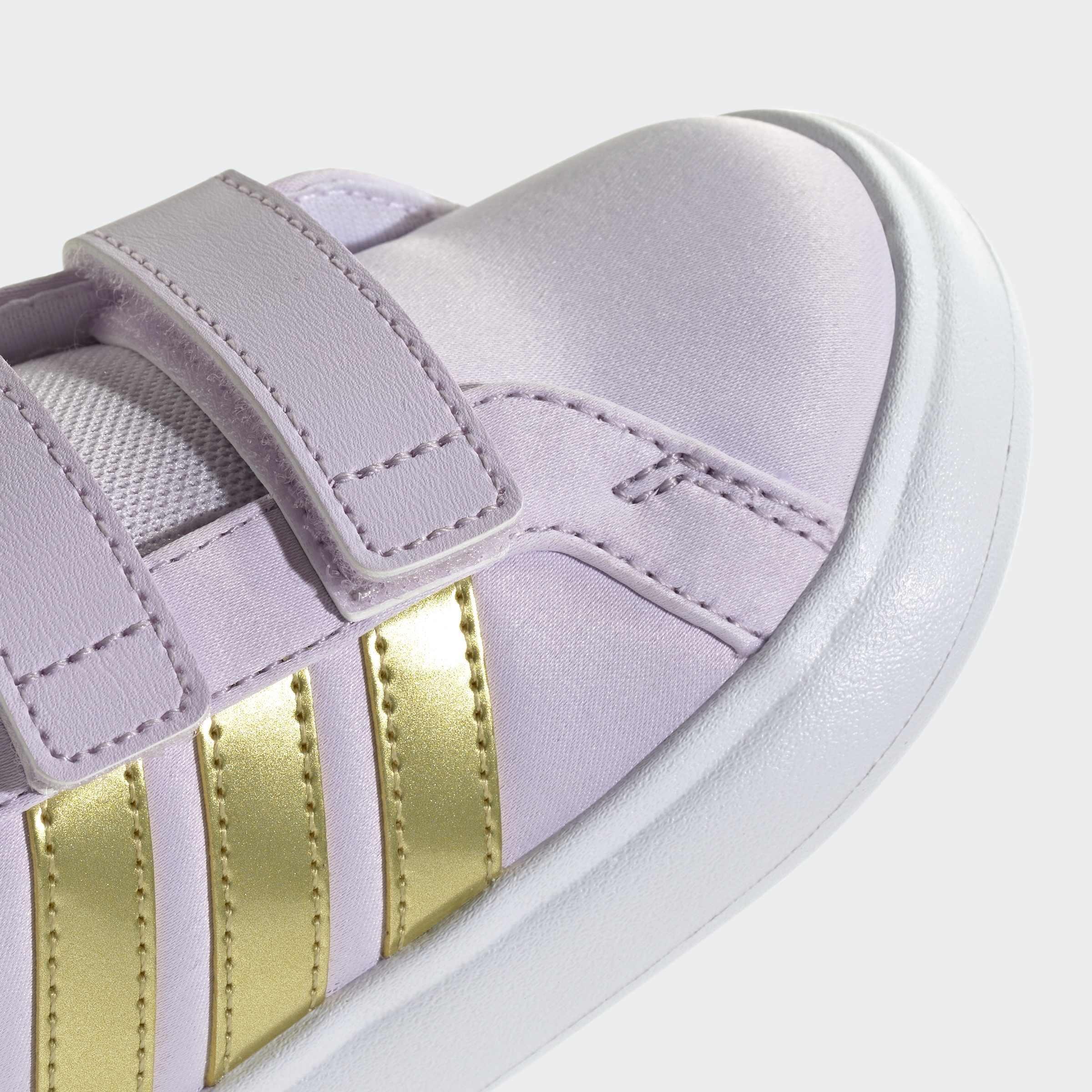 Kids Unisex adidas Frozen Grand Court 3.0 Shoes, Purple, A701_ONE, large image number 5
