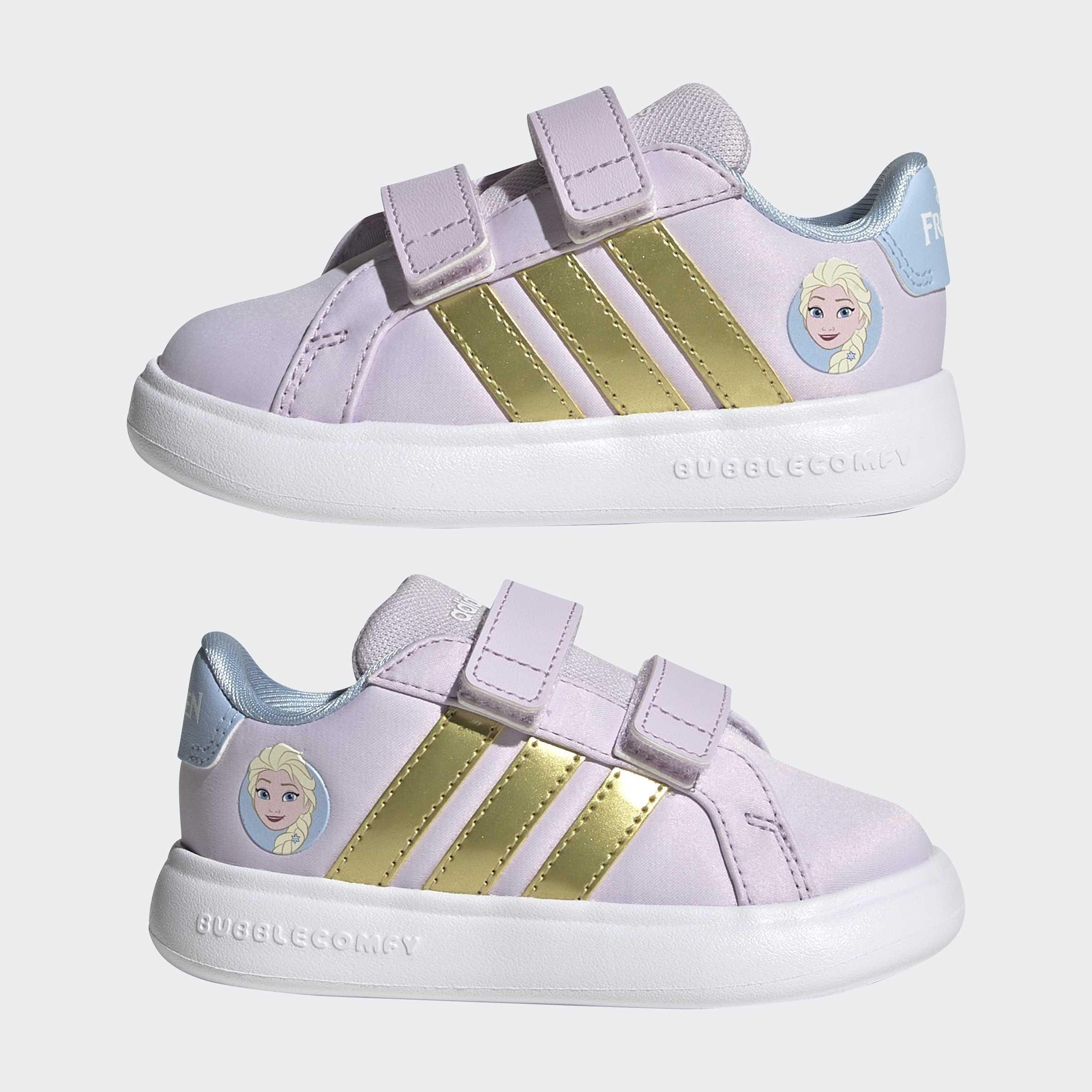 Kids Unisex adidas Frozen Grand Court 3.0 Shoes, Purple, A701_ONE, large image number 7