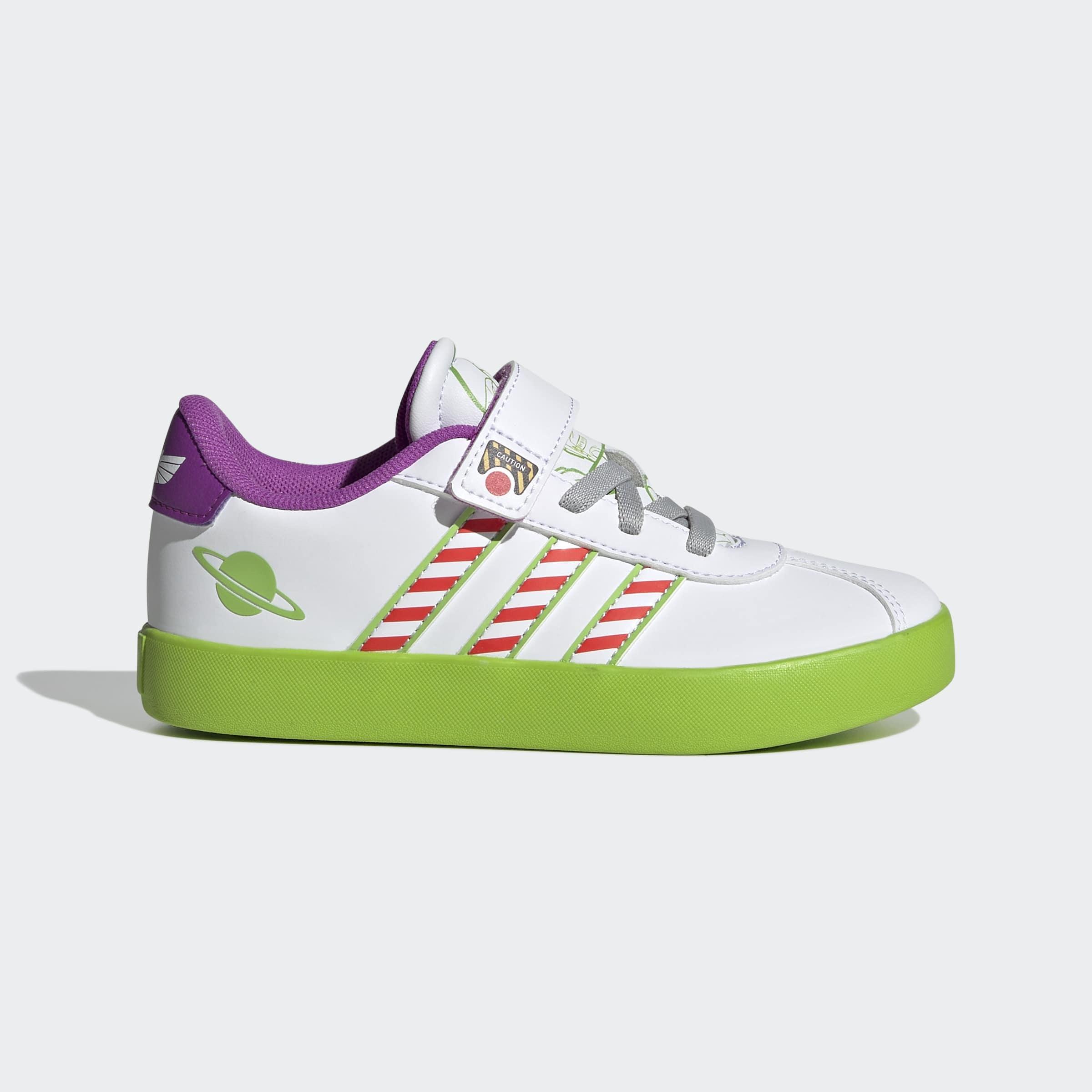 Kids Unisex Adidas Pixar Toy Story Vl Court 3.0 Shoes Children, White, A701_ONE, large image number 0