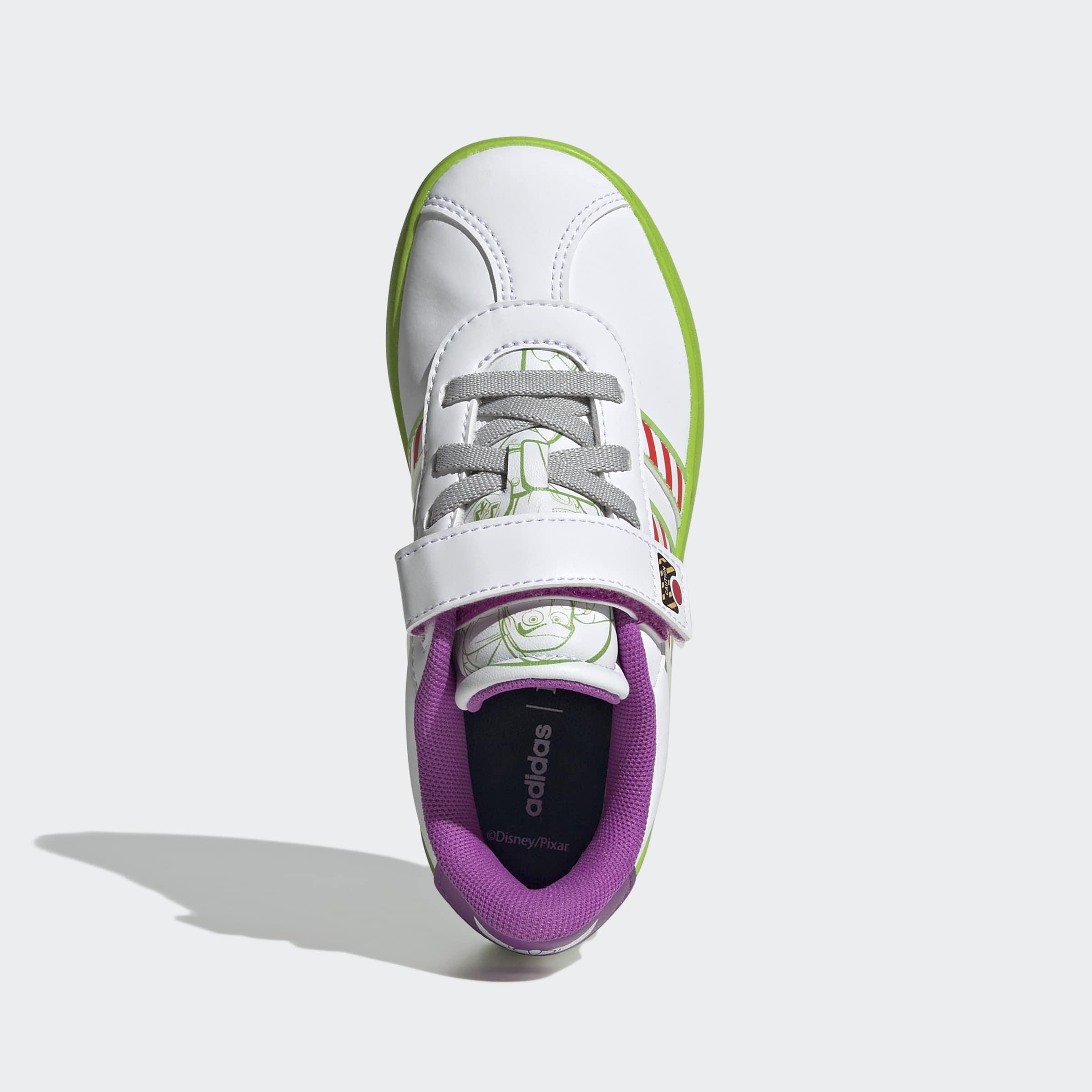 Kids Unisex Adidas Pixar Toy Story Vl Court 3.0 Shoes Children, White, A701_ONE, large image number 1