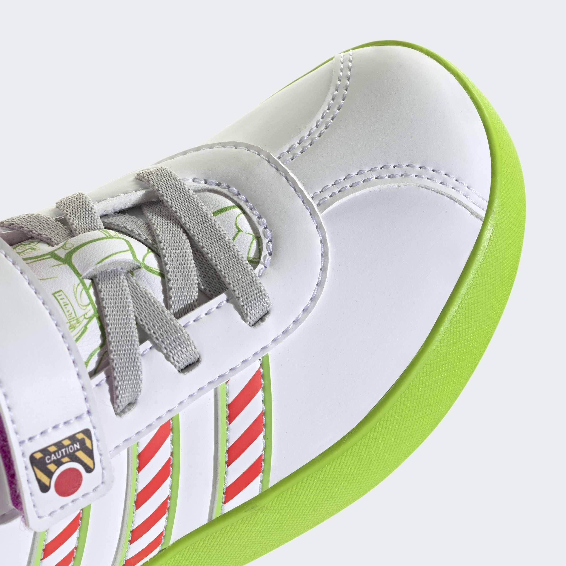 Kids Unisex Adidas Pixar Toy Story Vl Court 3.0 Shoes Children, White, A701_ONE, large image number 5