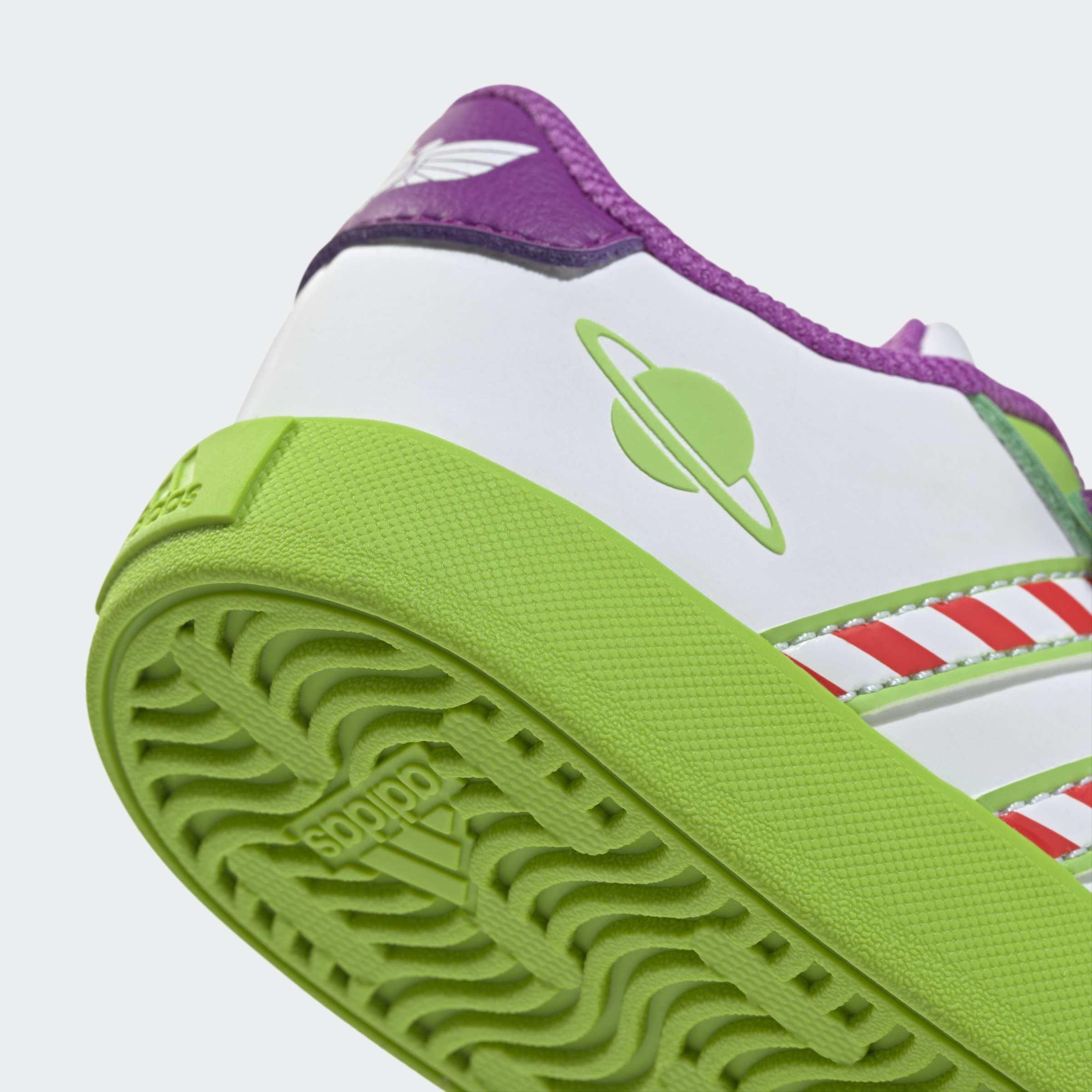 Kids Unisex Adidas Pixar Toy Story Vl Court 3.0 Shoes Infants, White, A701_ONE, large image number 4