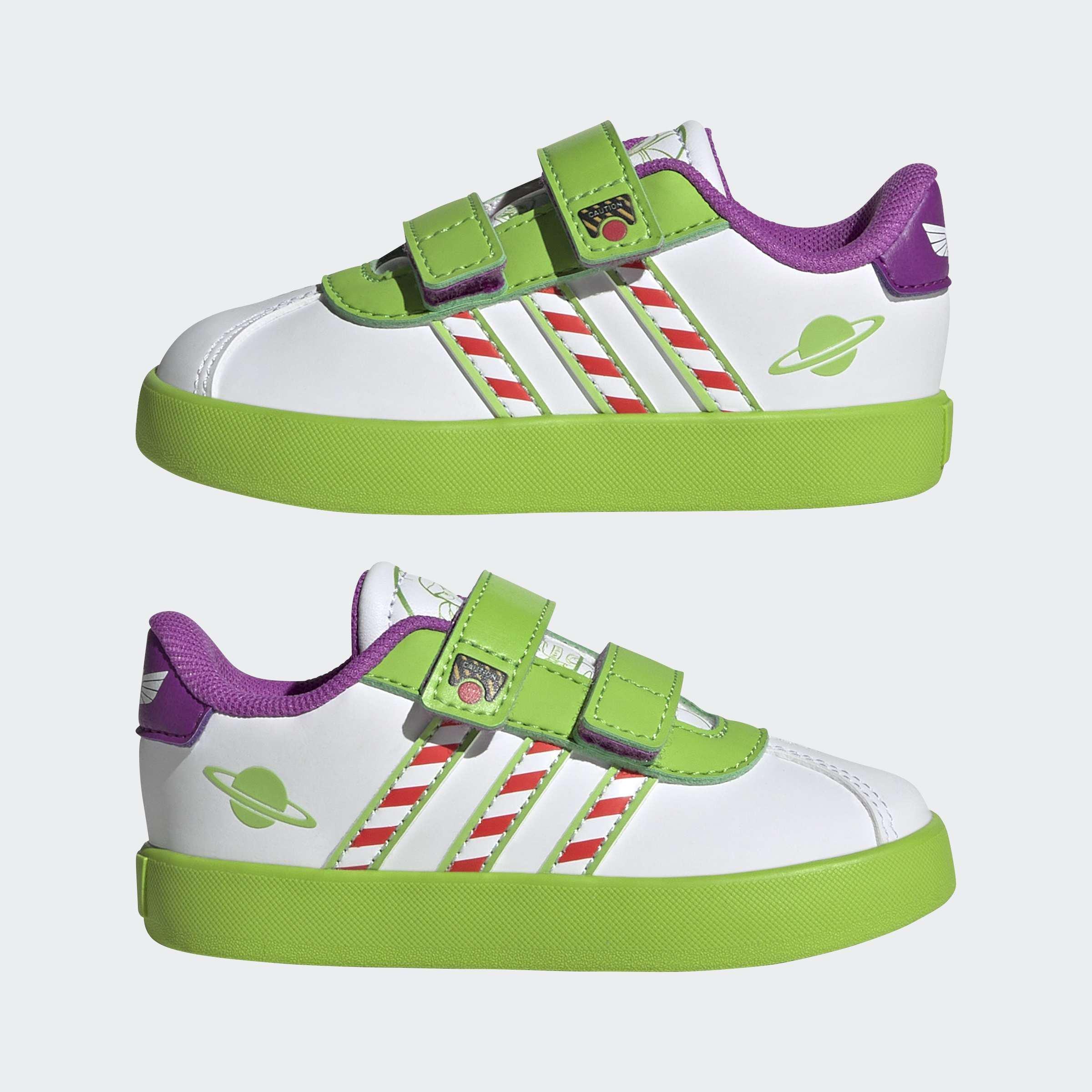 Kids Unisex Adidas Pixar Toy Story Vl Court 3.0 Shoes Infants, White, A701_ONE, large image number 8
