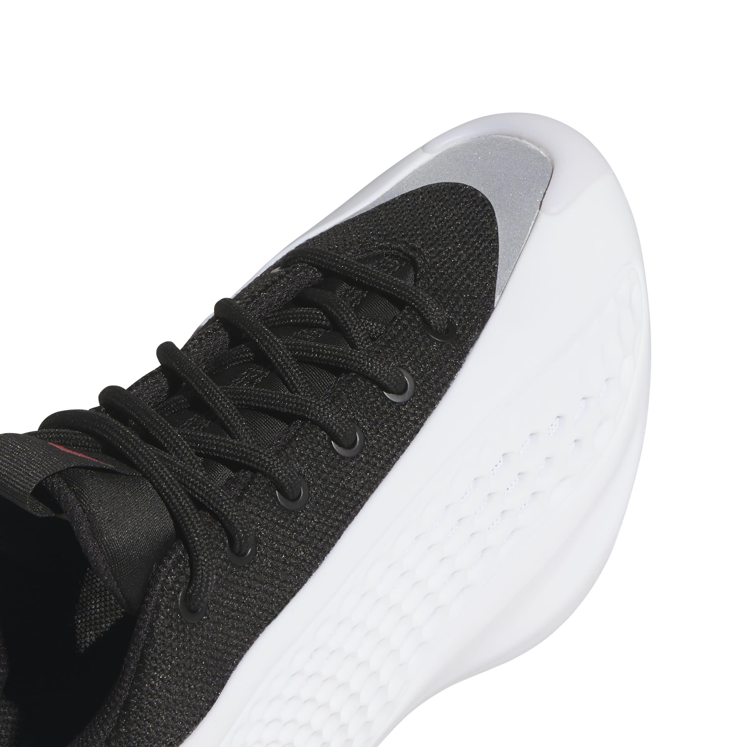 Unisex Kids Anthony Edwards 1 Low Trainers, White, A701_ONE, large image number 4