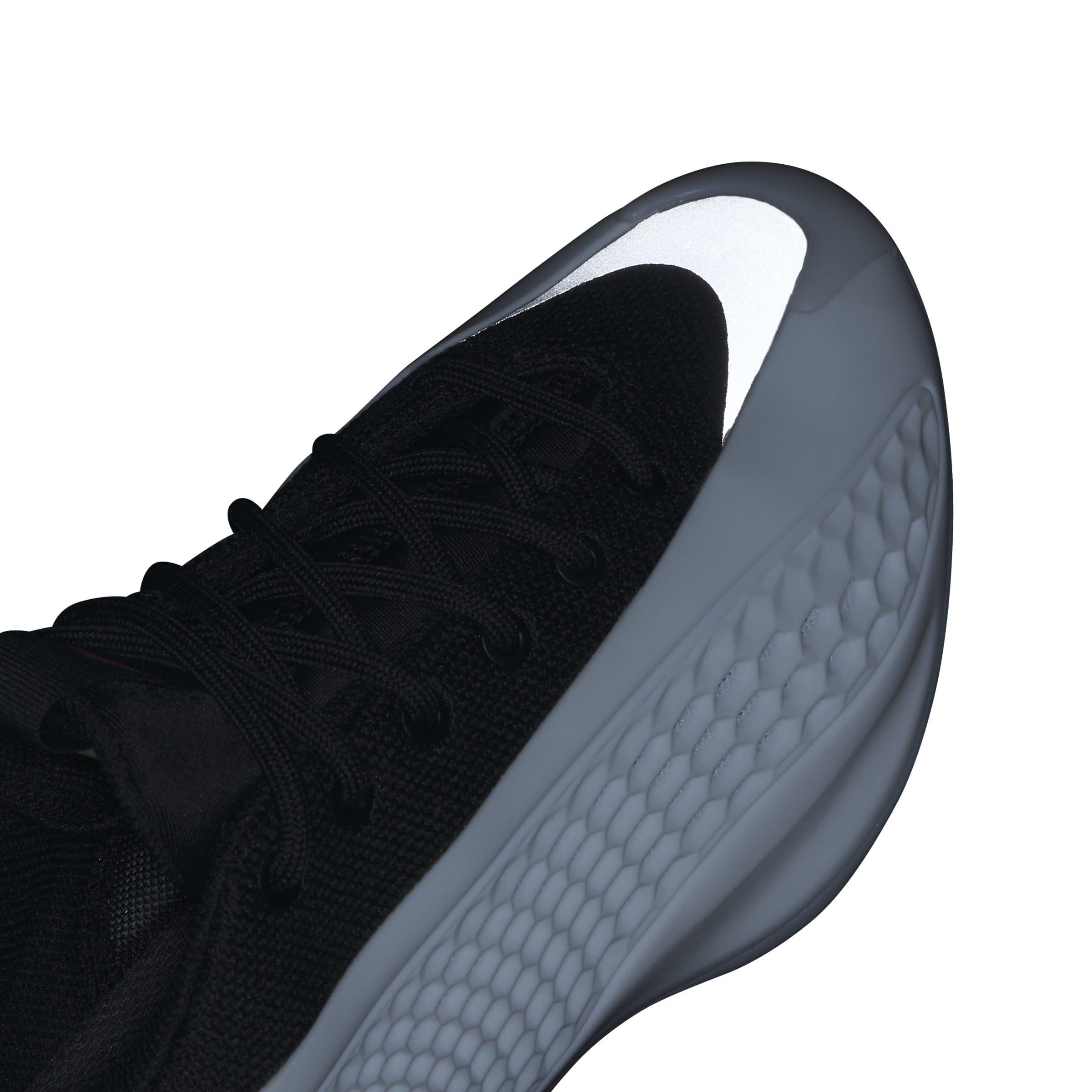 Unisex Kids Anthony Edwards 1 Low Trainers, White, A701_ONE, large image number 6