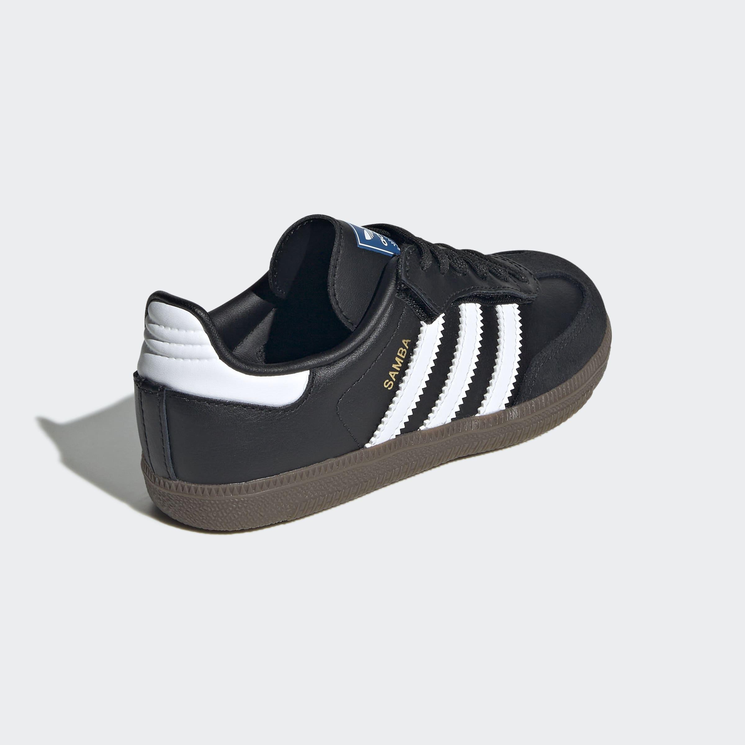 Kids Unisex Samba OG Comfort Closure Elastic Lace Shoes, Black, A701_ONE, large image number 4