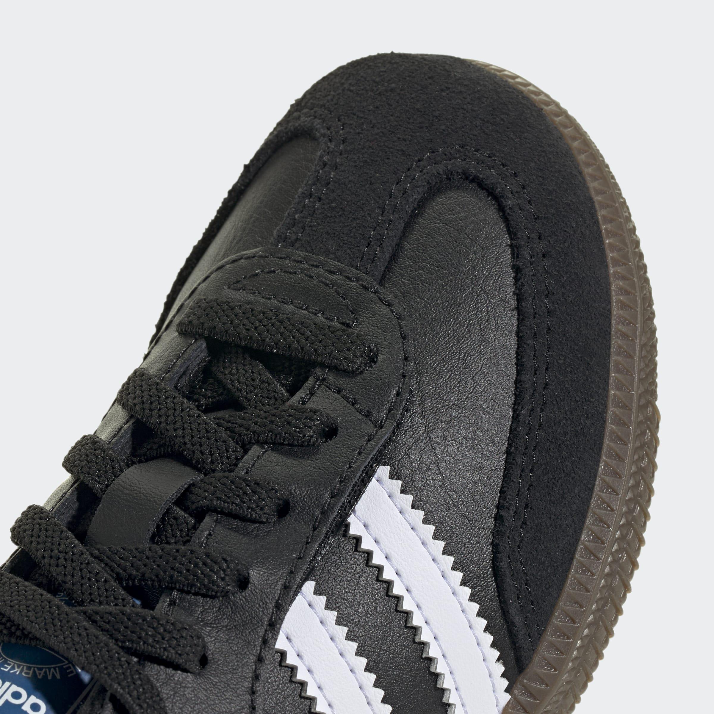 Kids Unisex Samba OG Comfort Closure Elastic Lace Shoes, Black, A701_ONE, large image number 7
