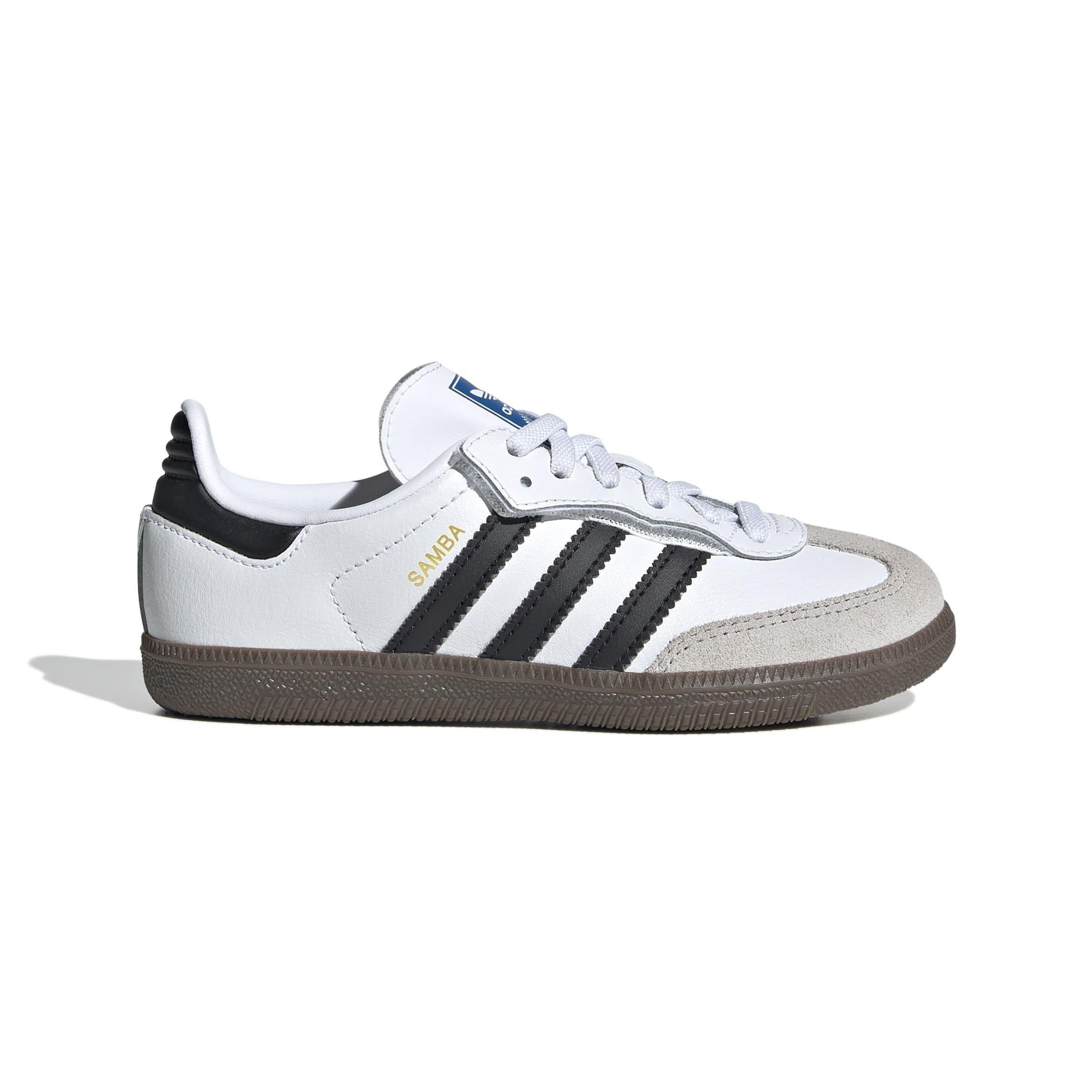 Kids Unisex Samba OG Comfort Closure Elastic Lace Shoes, White, , large image number 0