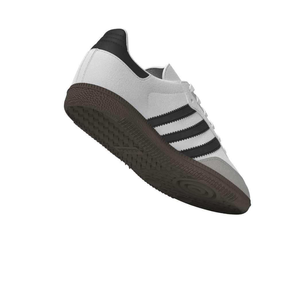 Kids Unisex Samba OG Comfort Closure Elastic Lace Shoes, White, , large image number 11