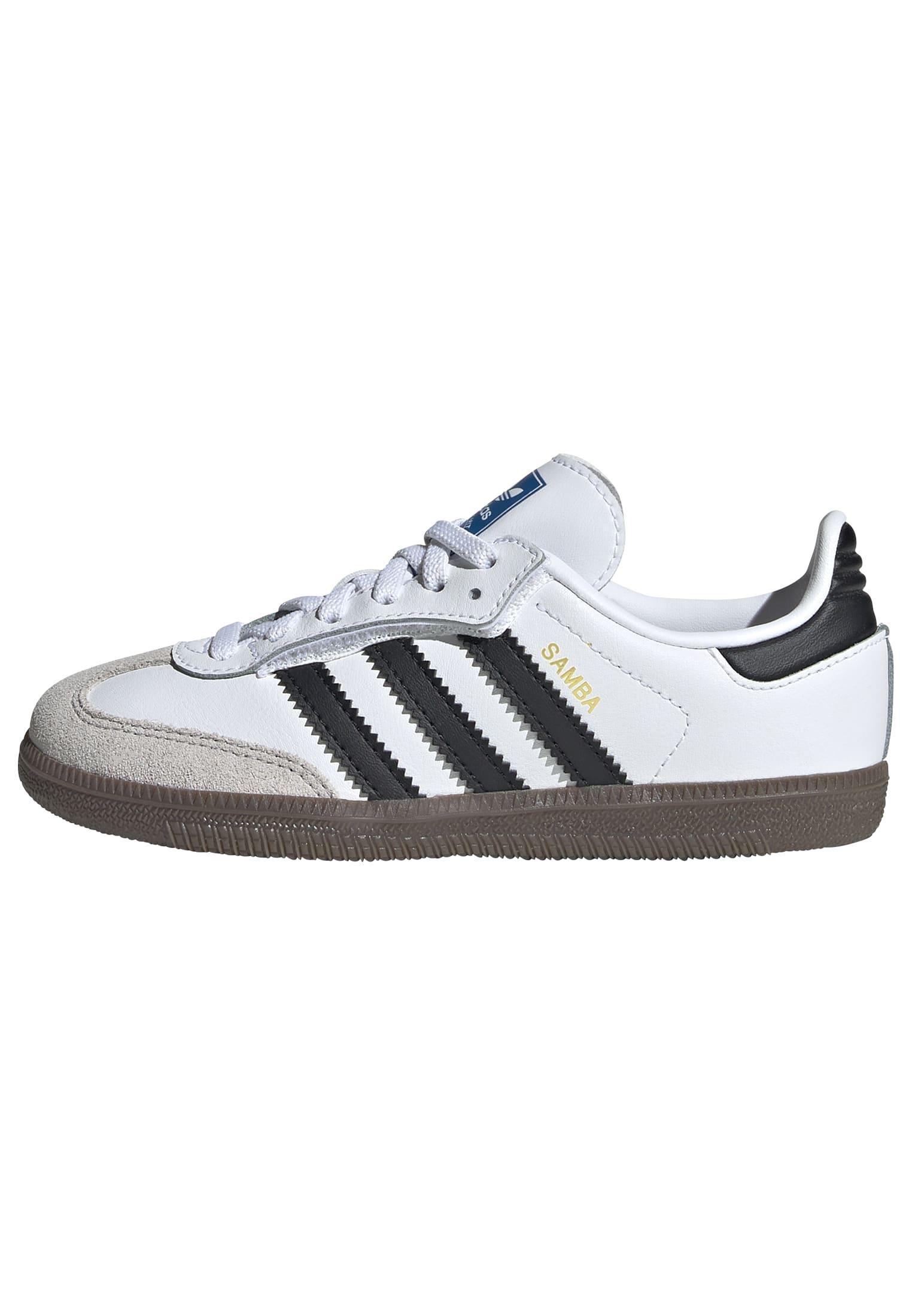Kids Unisex Samba OG Comfort Closure Elastic Lace Shoes, White, , large image number 14
