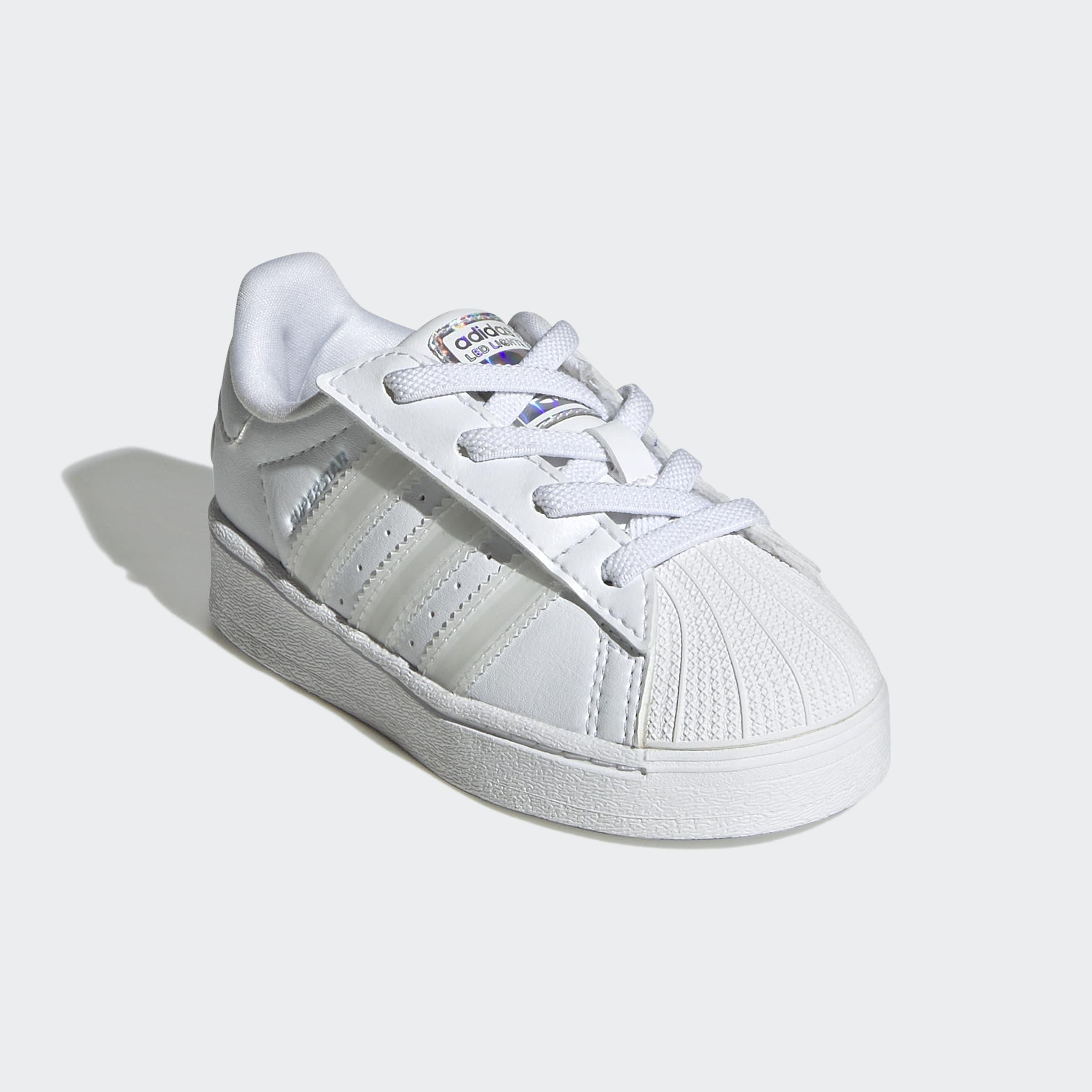 Kids Unisex Superstar Led Lights Comfort Closure Elastic Lace Shoes, White, A701_ONE, large image number 2