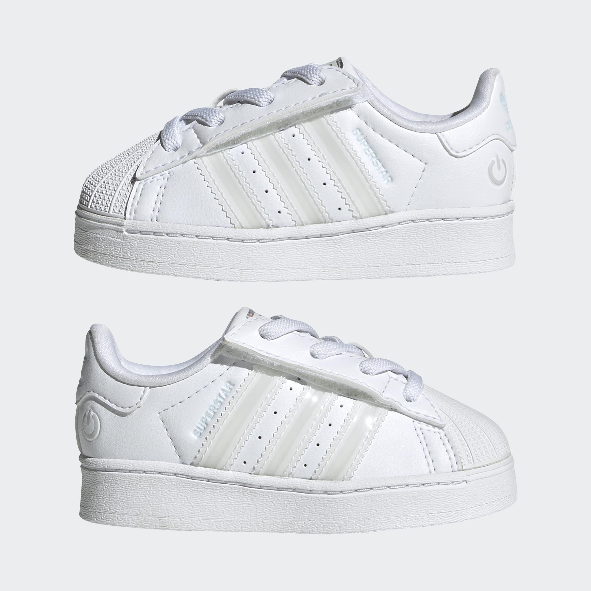 Kids Unisex Superstar Led Lights Comfort Closure Elastic Lace Shoes, White, A701_ONE, large image number 10