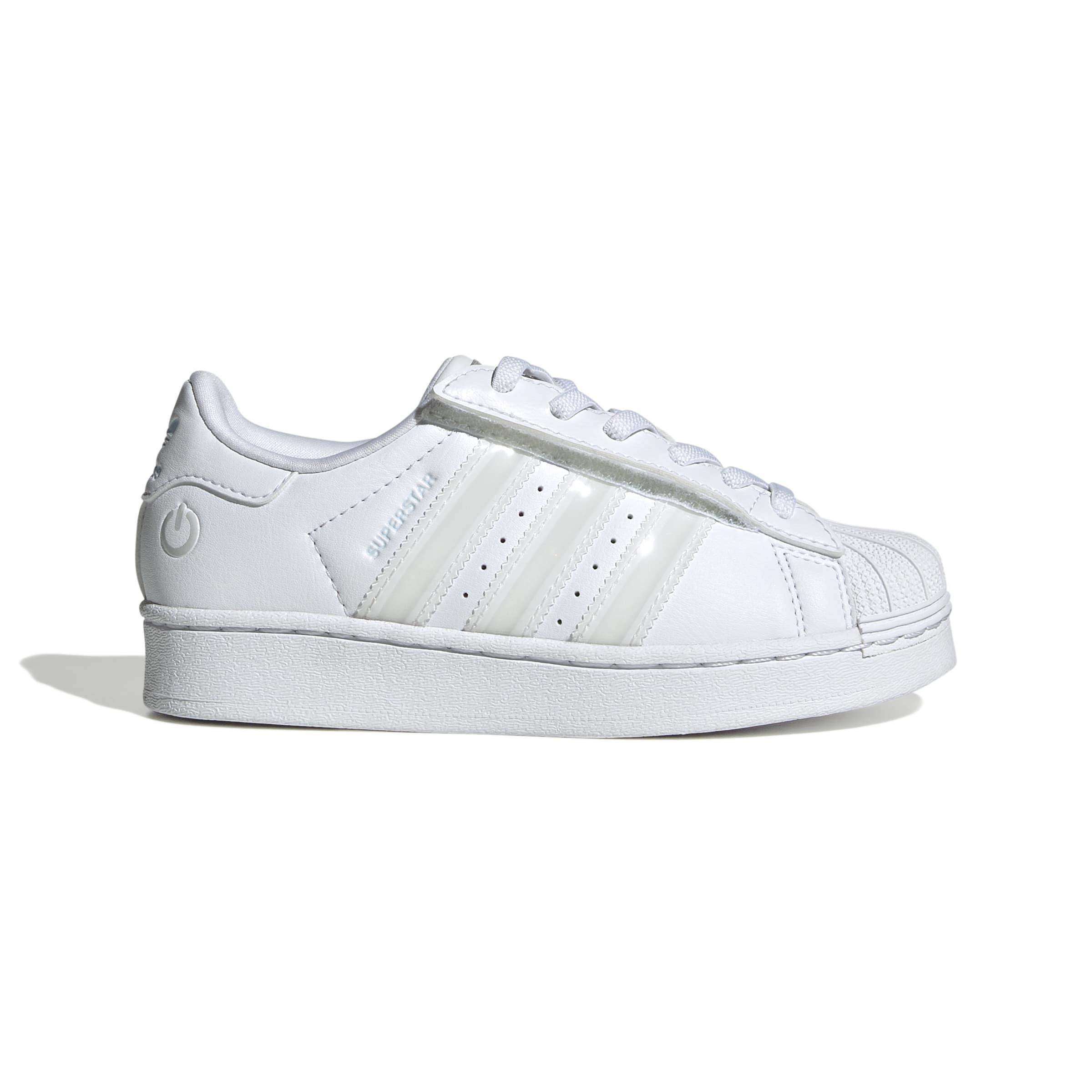 Kids Unisex Superstar Led Lights Comfort Closure Elastic Lace Shoes, White, A701_ONE, large image number 0